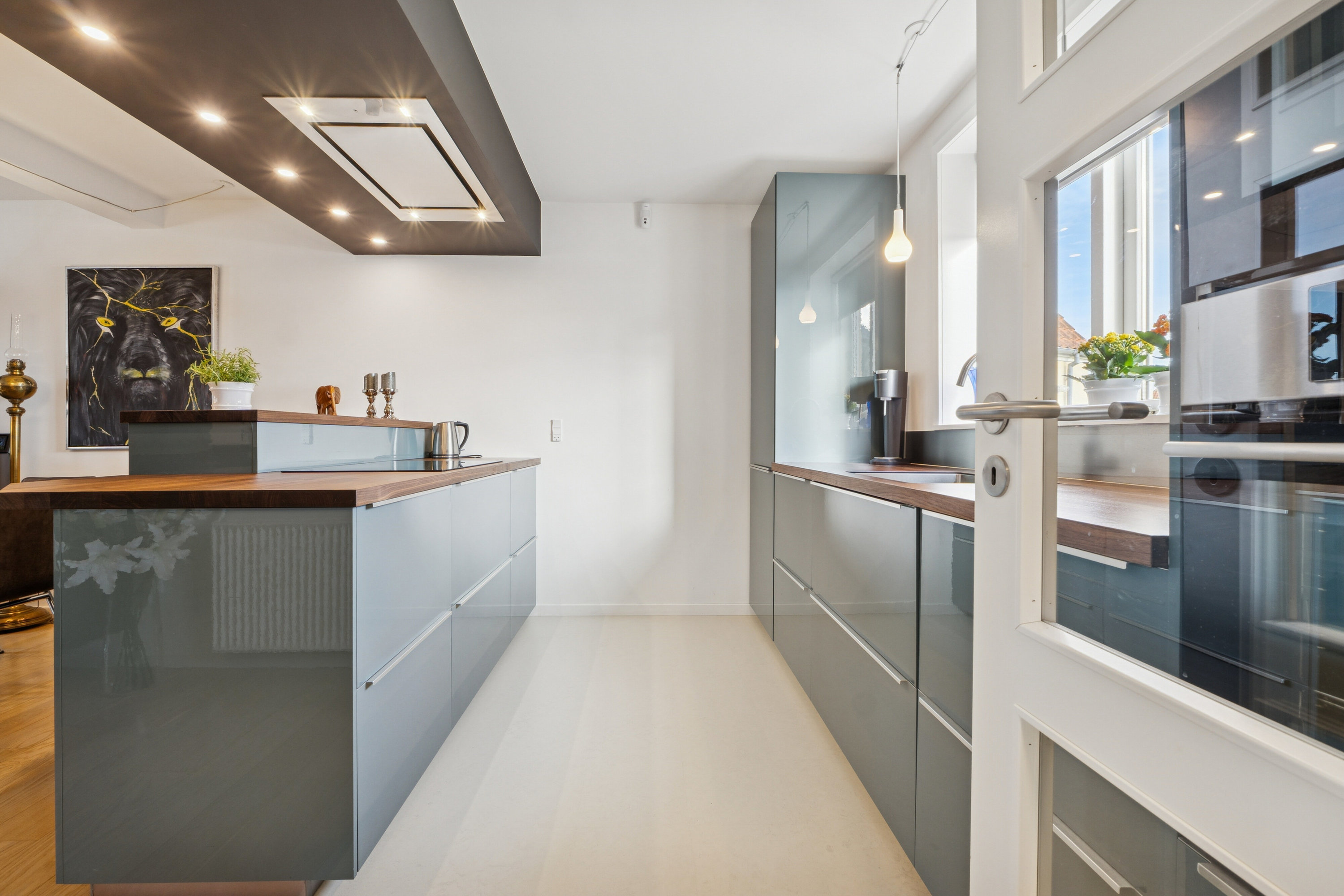 Fremhævet køkken billede i fuldskærmstilstand. Billede af Nørreport 16, 1., 5900 Rudkøbing