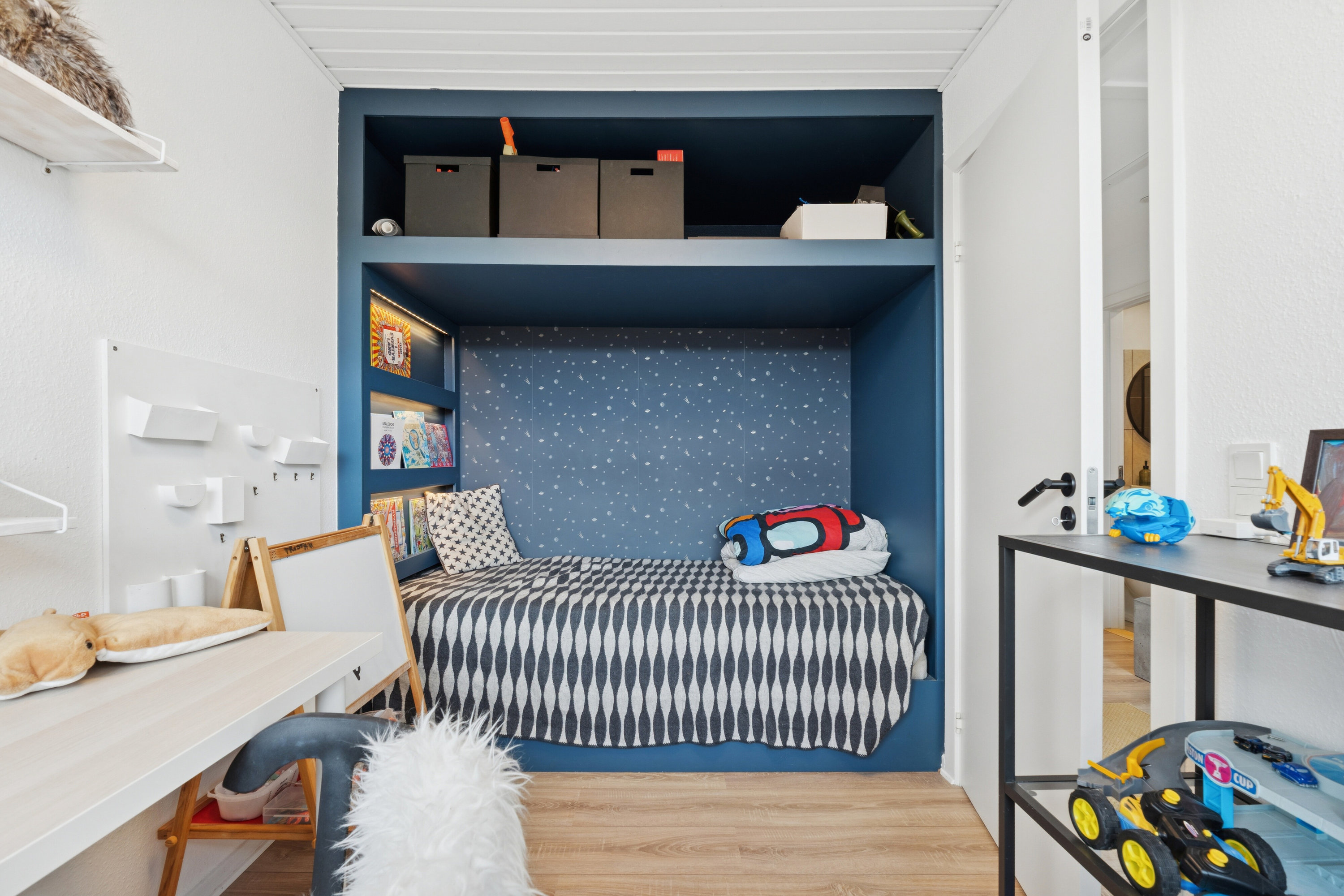 Fremhævet soveværelse billede i fuldskærmstilstand. Billede af Morelvej 65, Sanderum, 5250 Odense SV