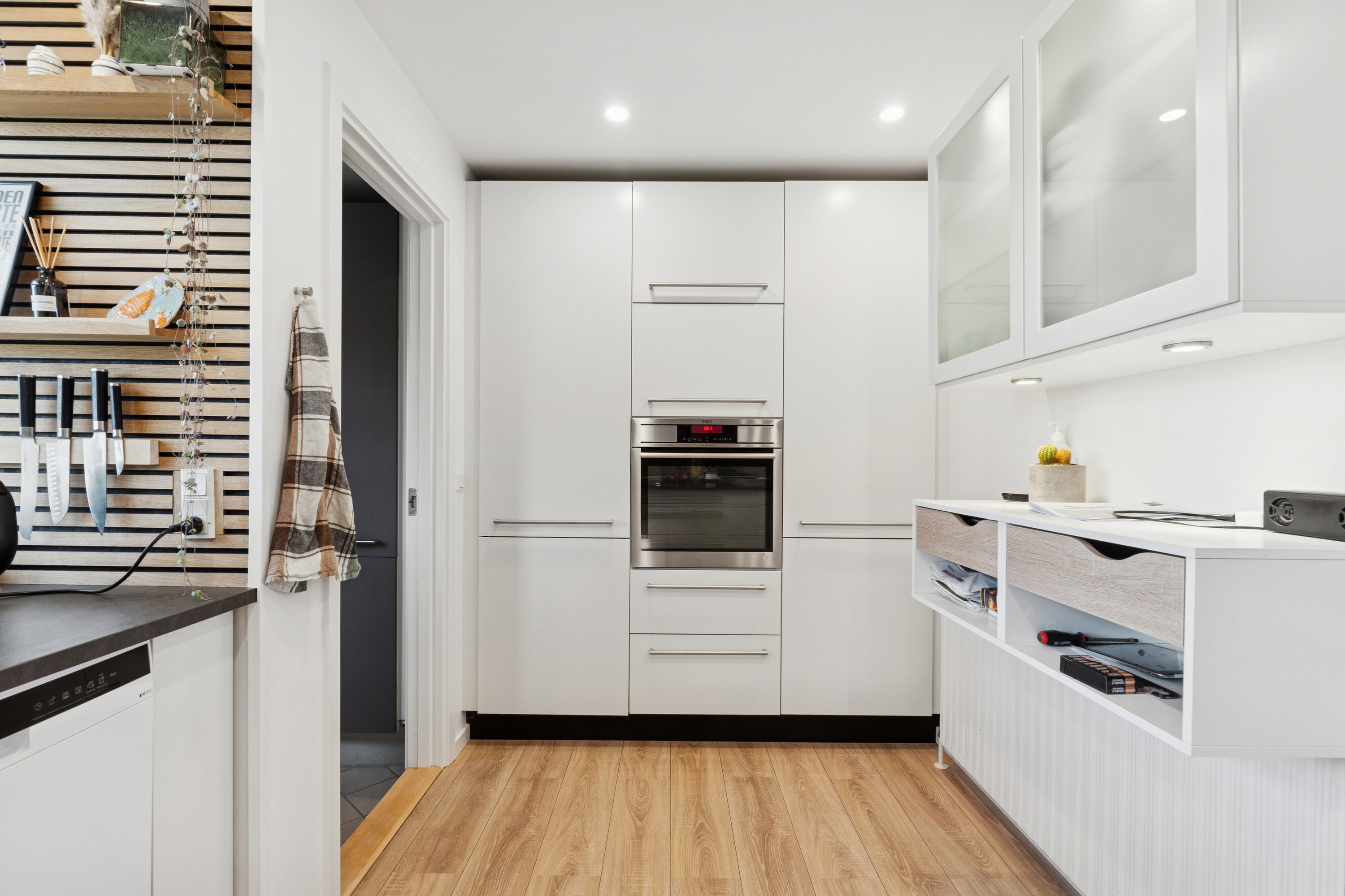 Fremhævet køkken billede i fuldskærmstilstand. Billede af Morelvej 65, Sanderum, 5250 Odense SV