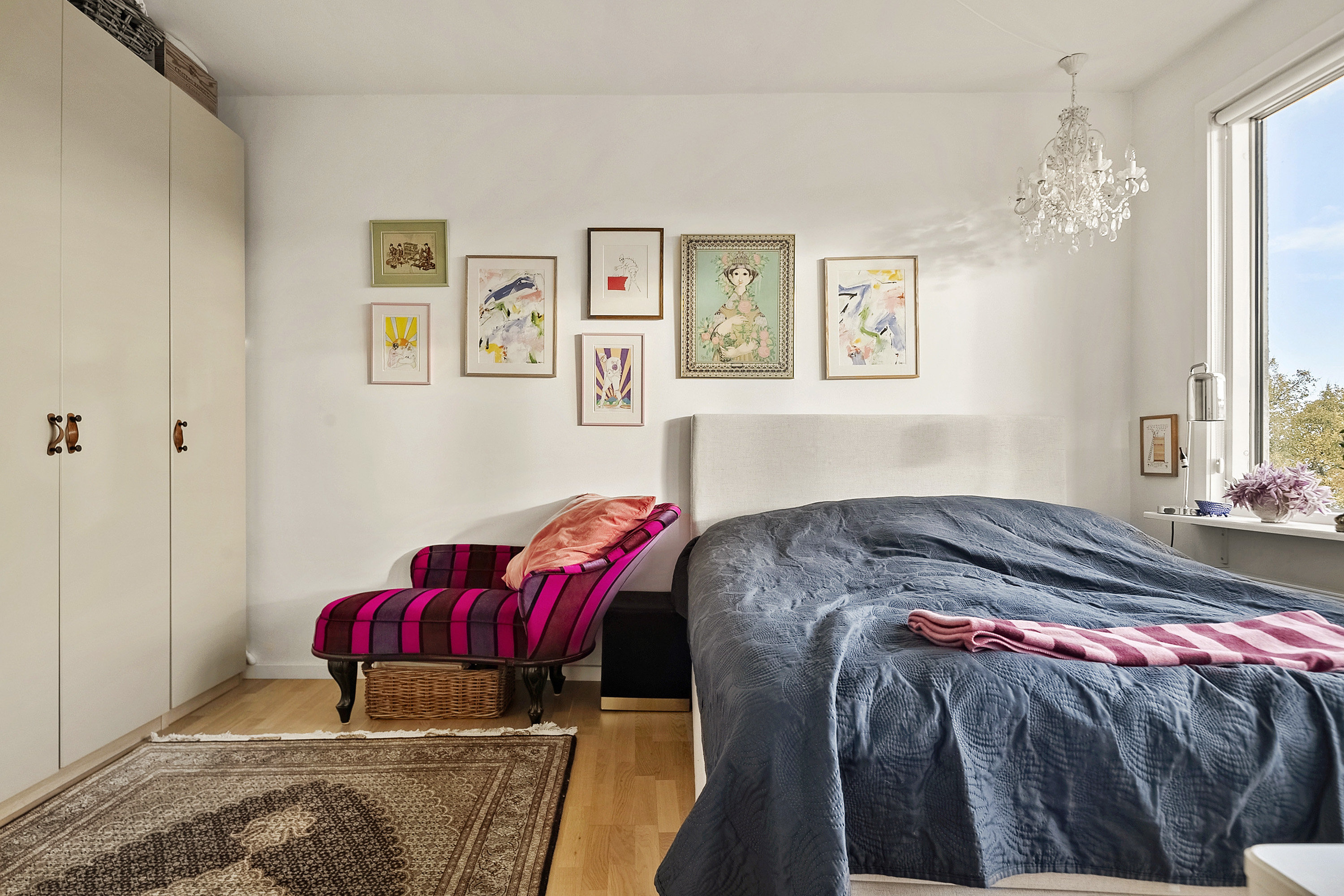 Fremhævet soveværelse billede i fuldskærmstilstand. Billede af Skovvejen 44A, 4. tv., 8000 Aarhus C