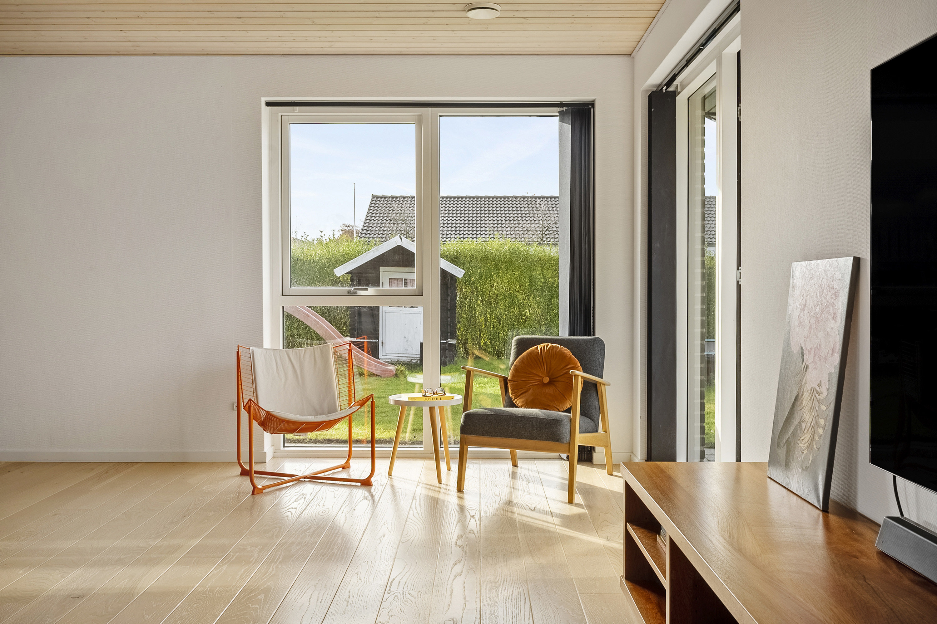 Fremhævet stue billede i fuldskærmstilstand. Billede af Novembervej 18, 8700 Horsens