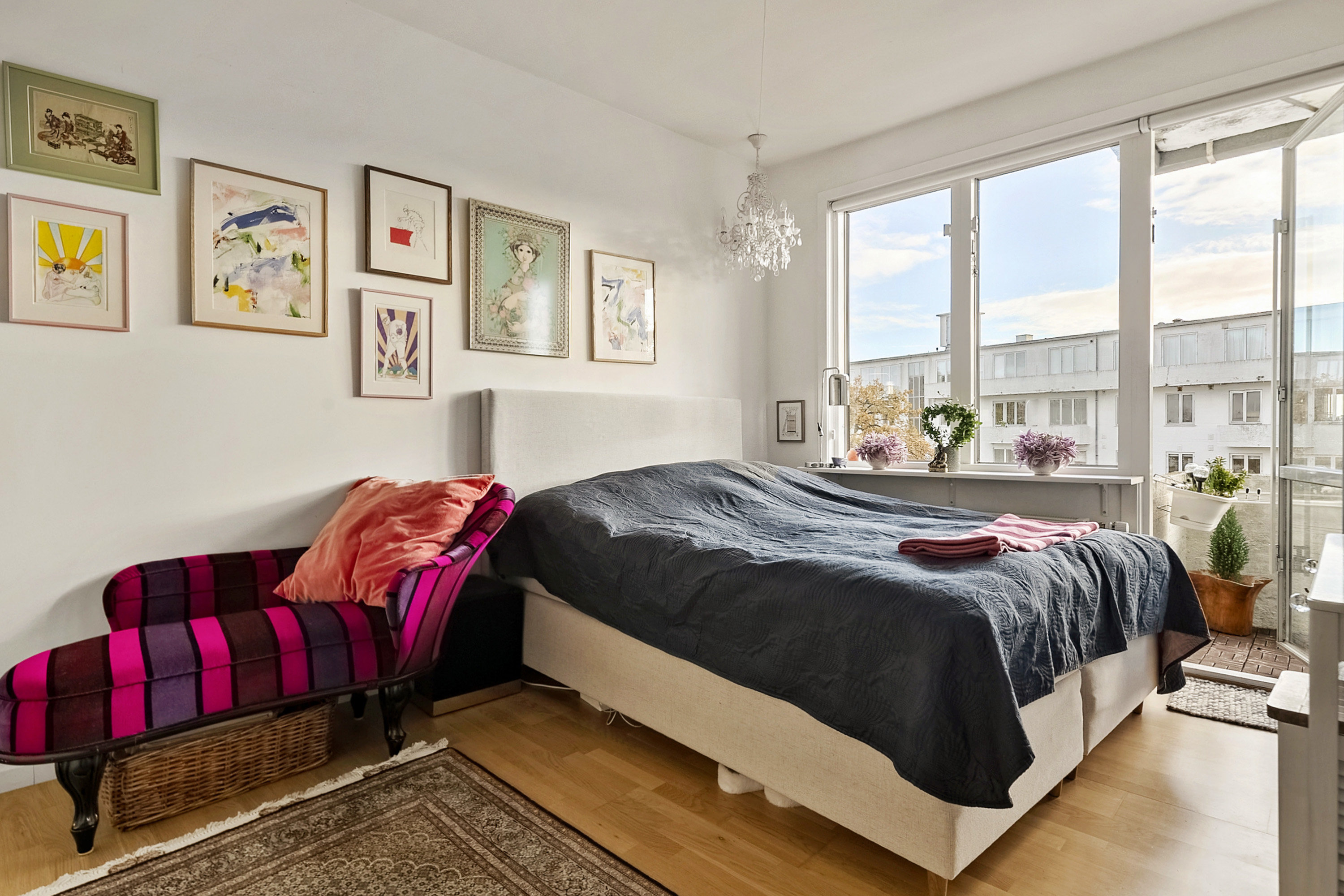 Fremhævet soveværelse billede i fuldskærmstilstand. Billede af Skovvejen 44A, 4. tv., 8000 Aarhus C