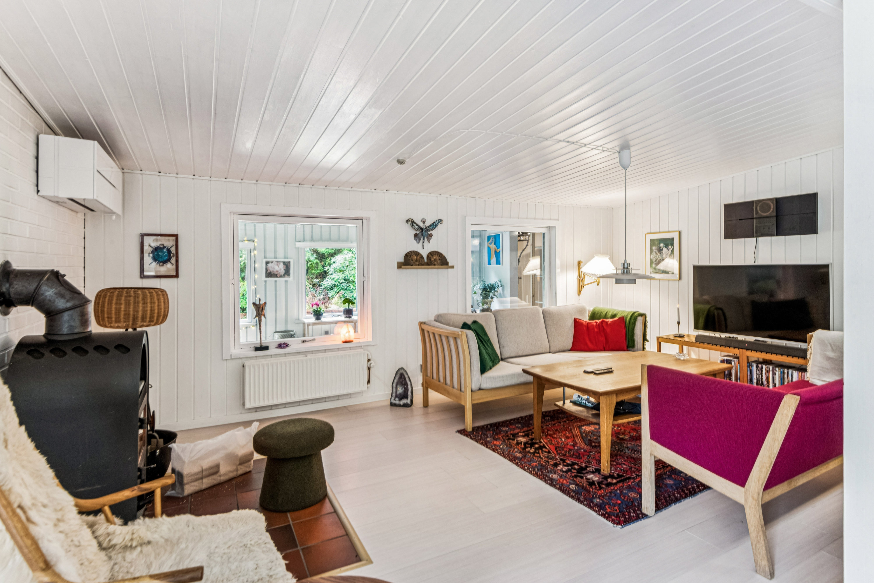 Fremhævet stue billede i fuldskærmstilstand. Billede af Nørholmsvej 324, 9000 Aalborg