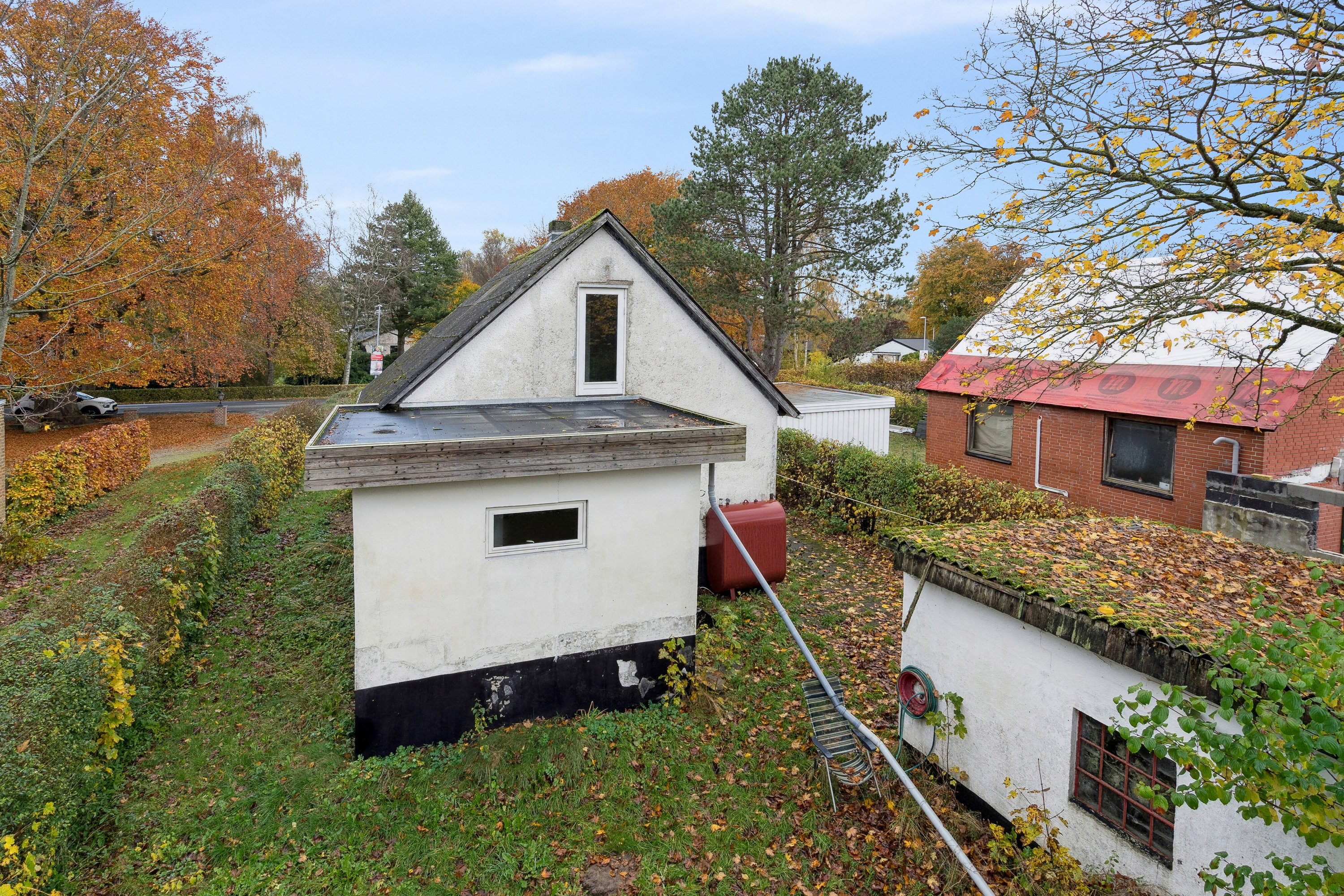 Fremhævet set fra haven billede i fuldskærmstilstand. Billede af Assensvej 170, Hillerslev, 5750 Ringe