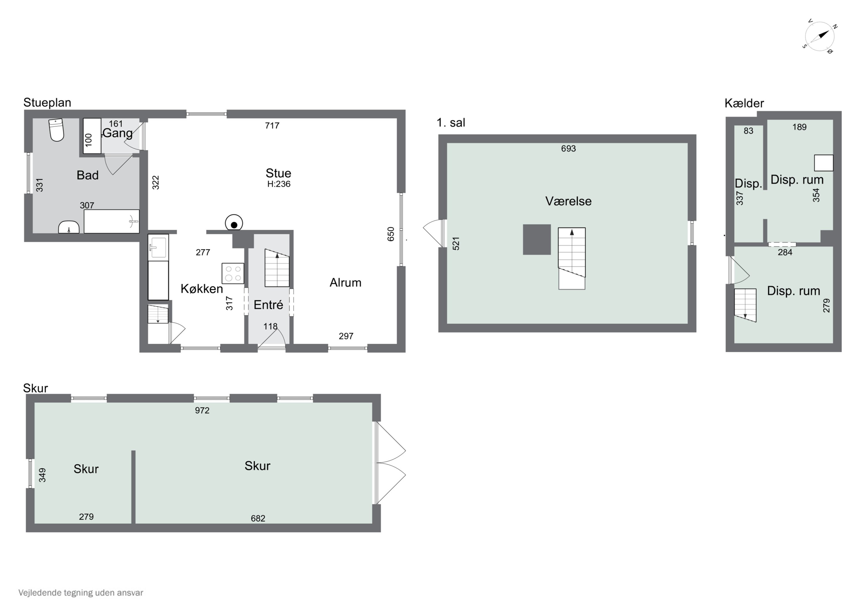 Plantegninger billede af Assensvej 170, Hillerslev, 5750 Ringe