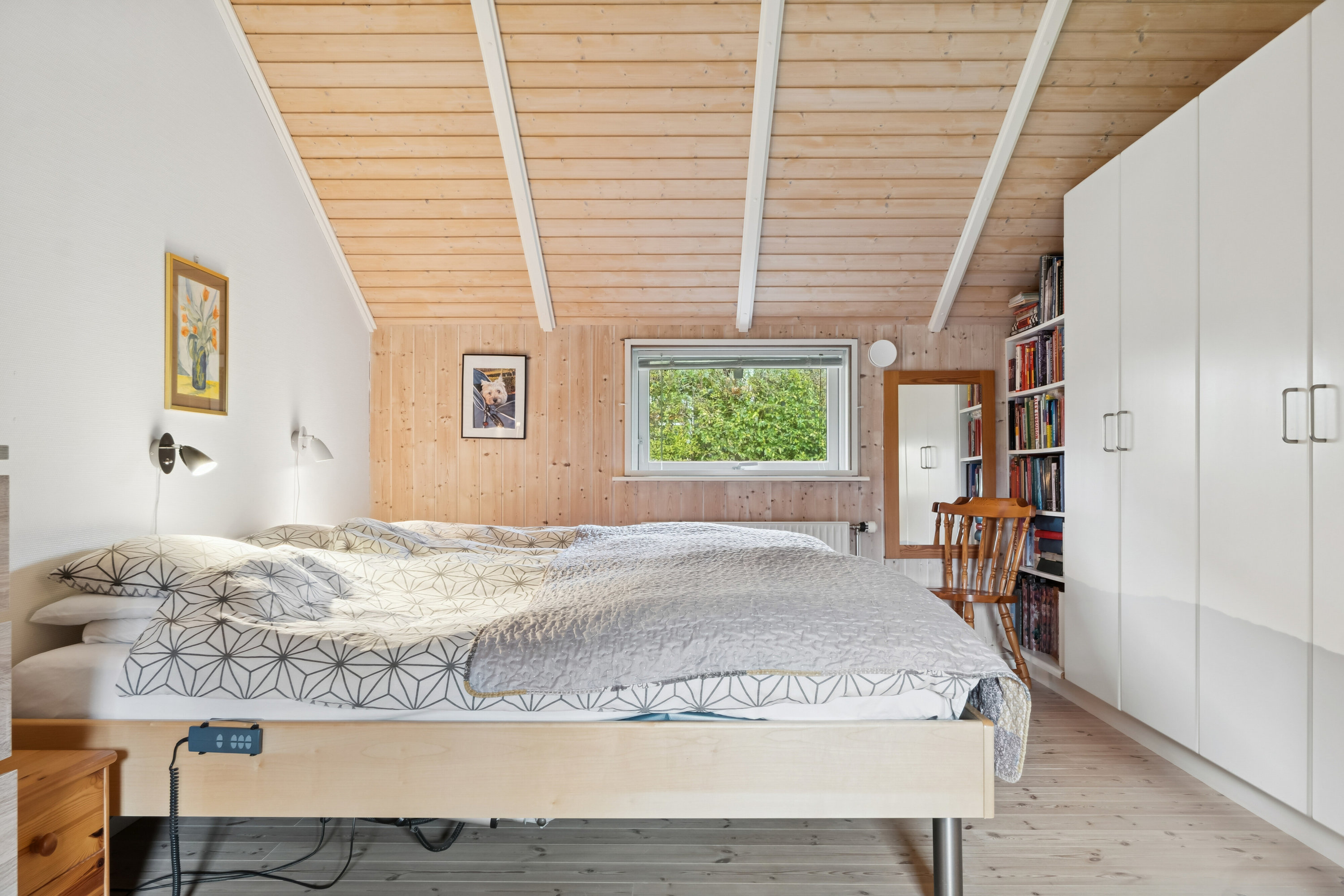 Fremhævet soveværelse billede i fuldskærmstilstand. Billede af Pilehaven 2, Ferslev, 4050 Skibby