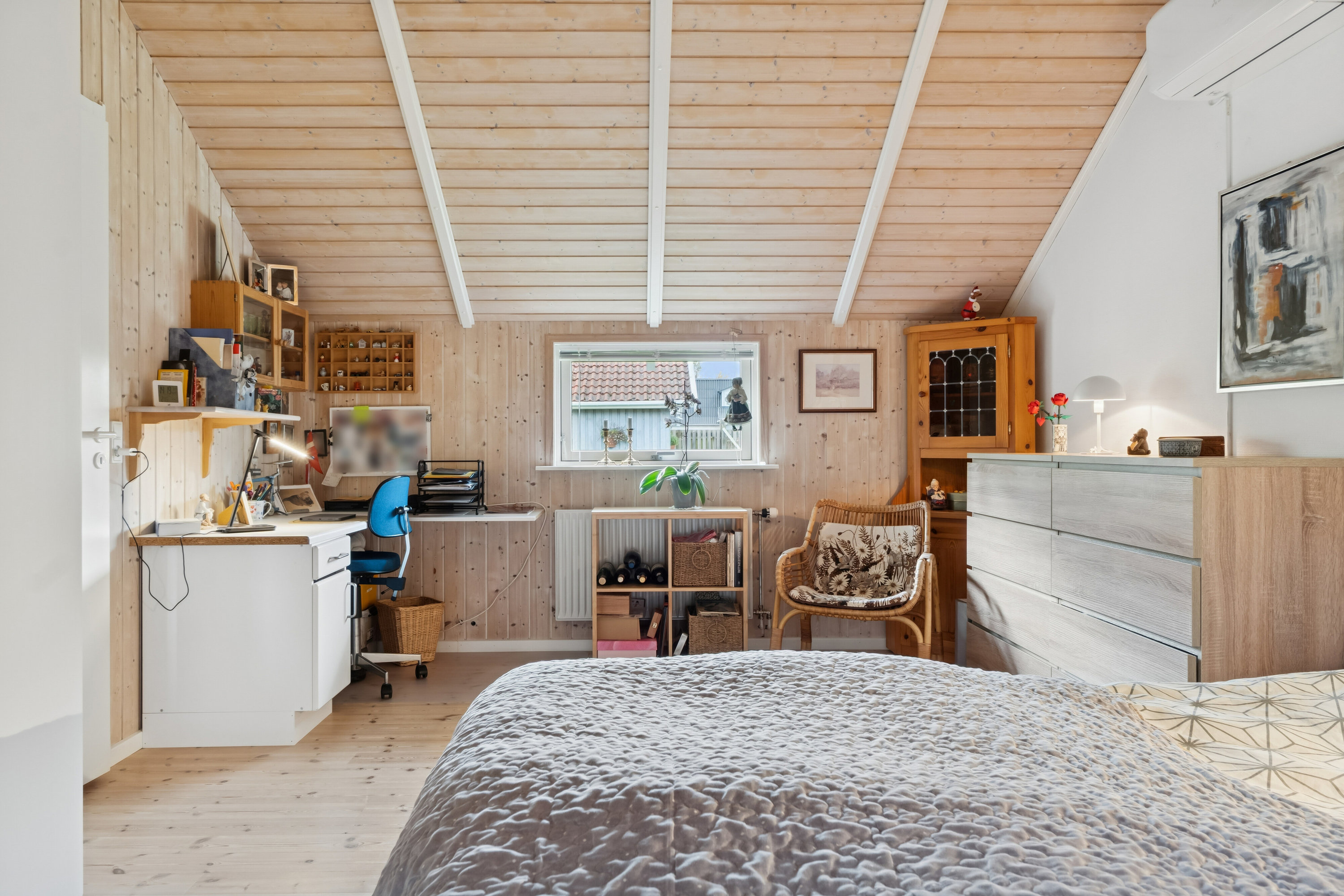 Fremhævet soveværelse billede i fuldskærmstilstand. Billede af Pilehaven 2, Ferslev, 4050 Skibby