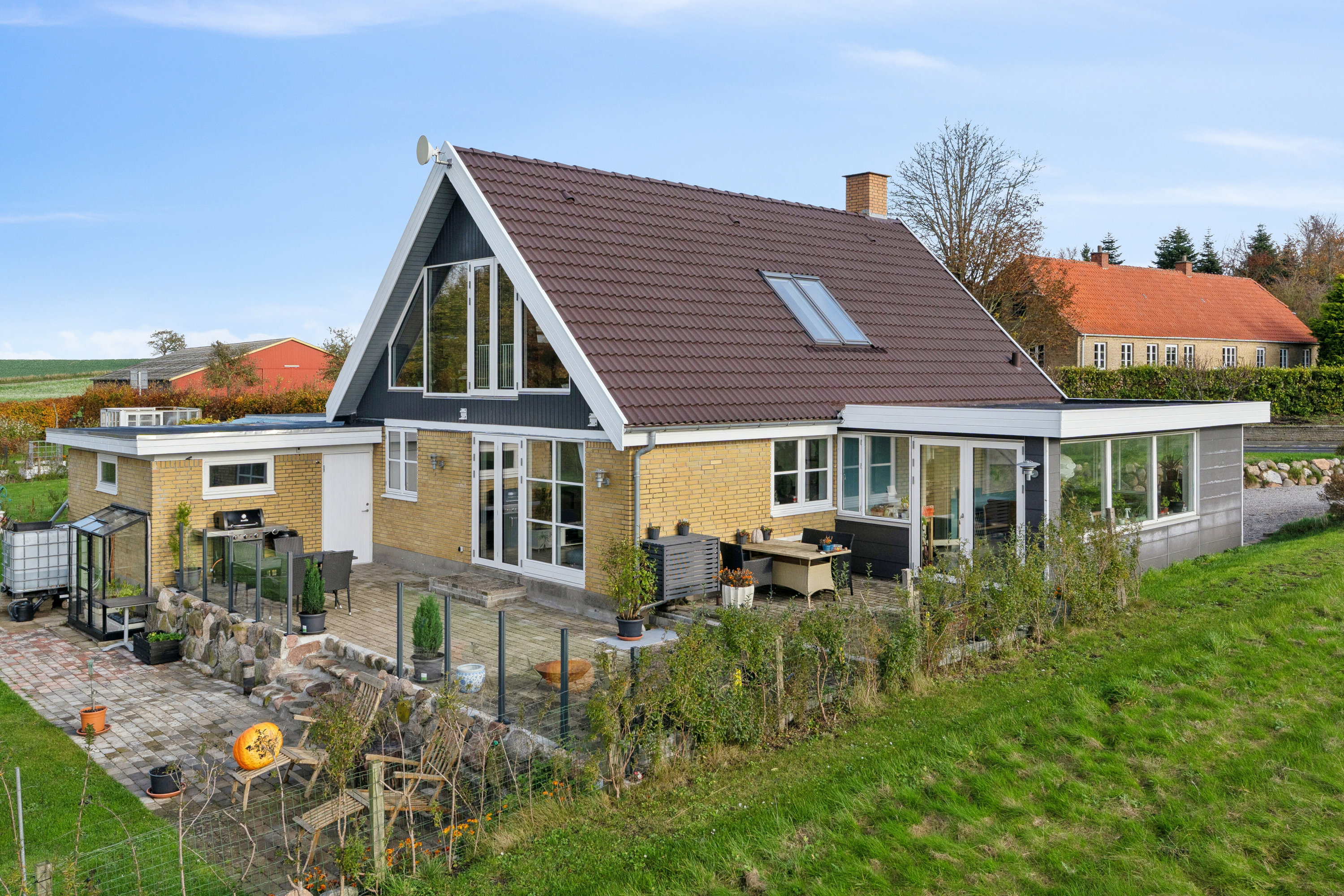 Miniaturebillede 1: set fra haven. Billede af Bildsøvej 4, Bildsø, 4200 Slagelse