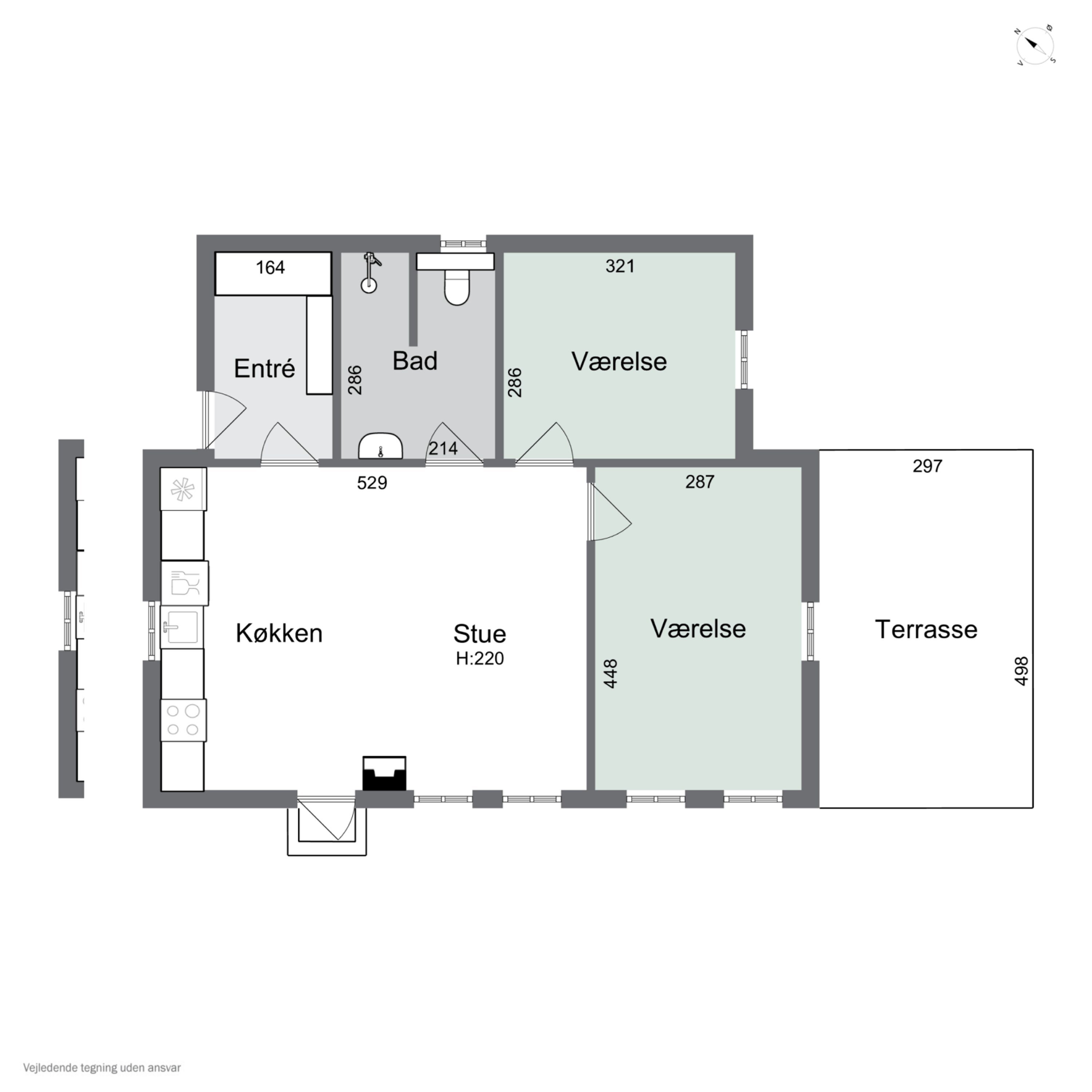 Plantegninger billede af Lillesøvej 6, 4400 Kalundborg