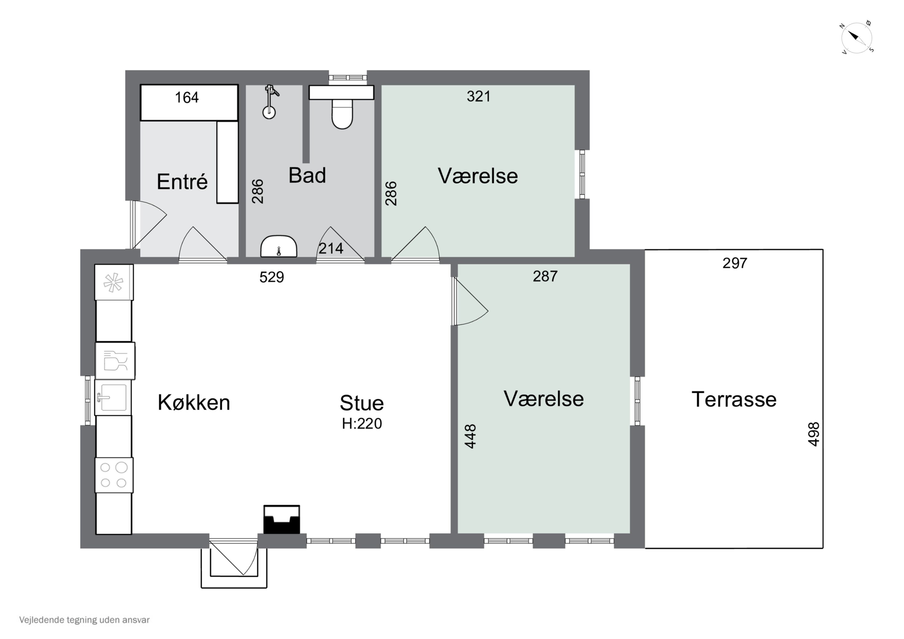 Plantegninger billede af Lillesøvej 6, 4400 Kalundborg