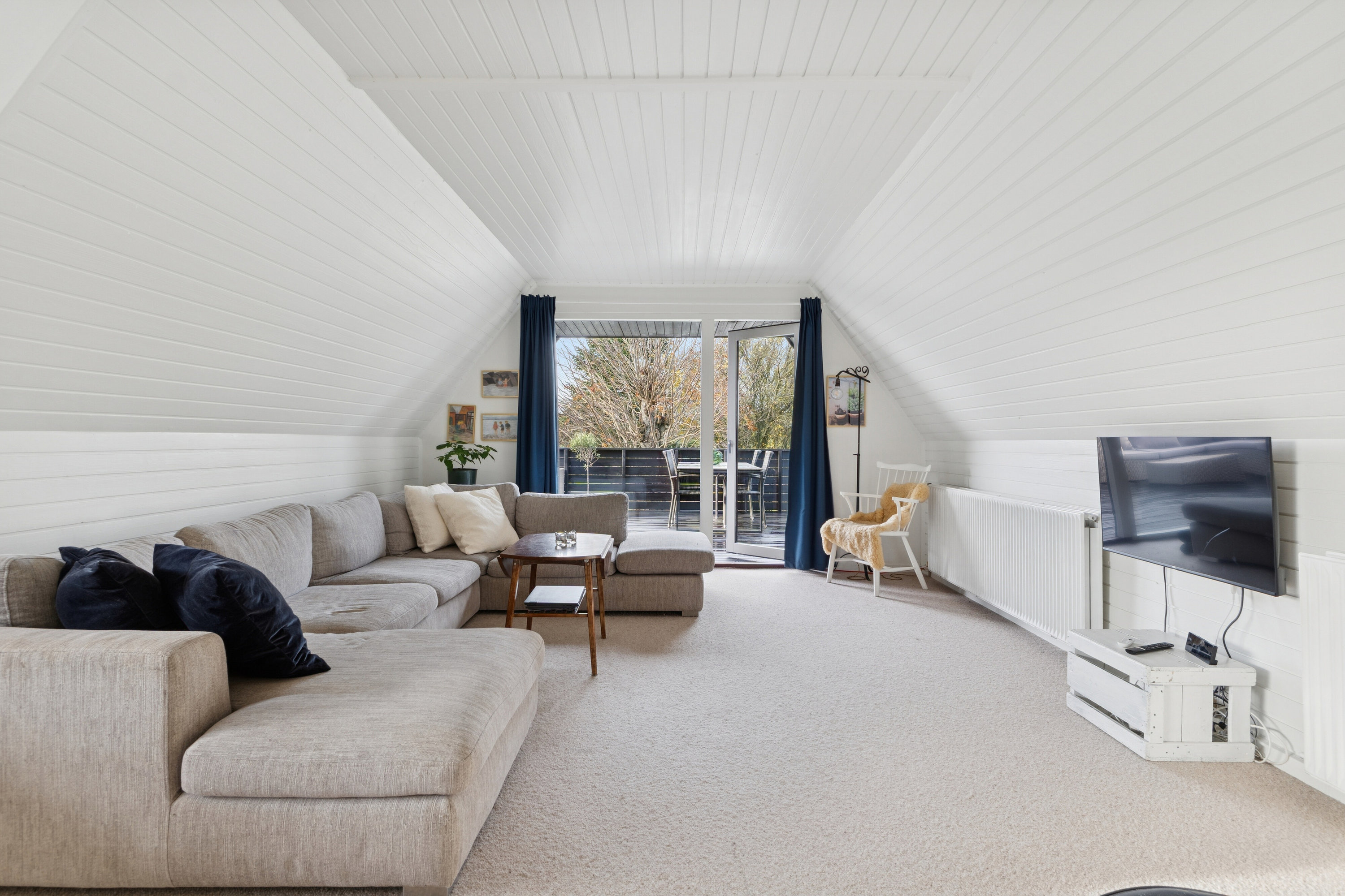 Fremhævet stue billede i fuldskærmstilstand. Billede af Sinding Hedevej 22, 8600 Silkeborg