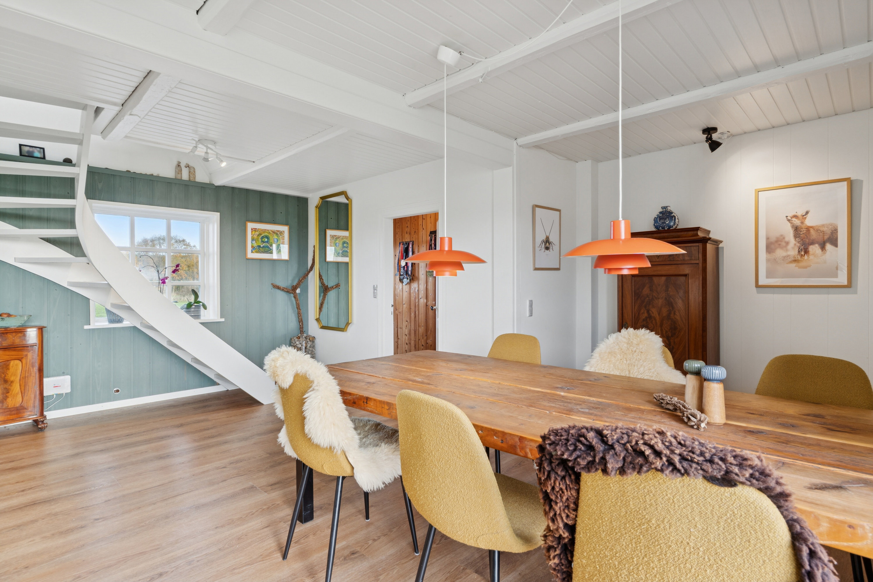 Fremhævet spisestue billede i fuldskærmstilstand. Billede af Sinding Hedevej 22, 8600 Silkeborg