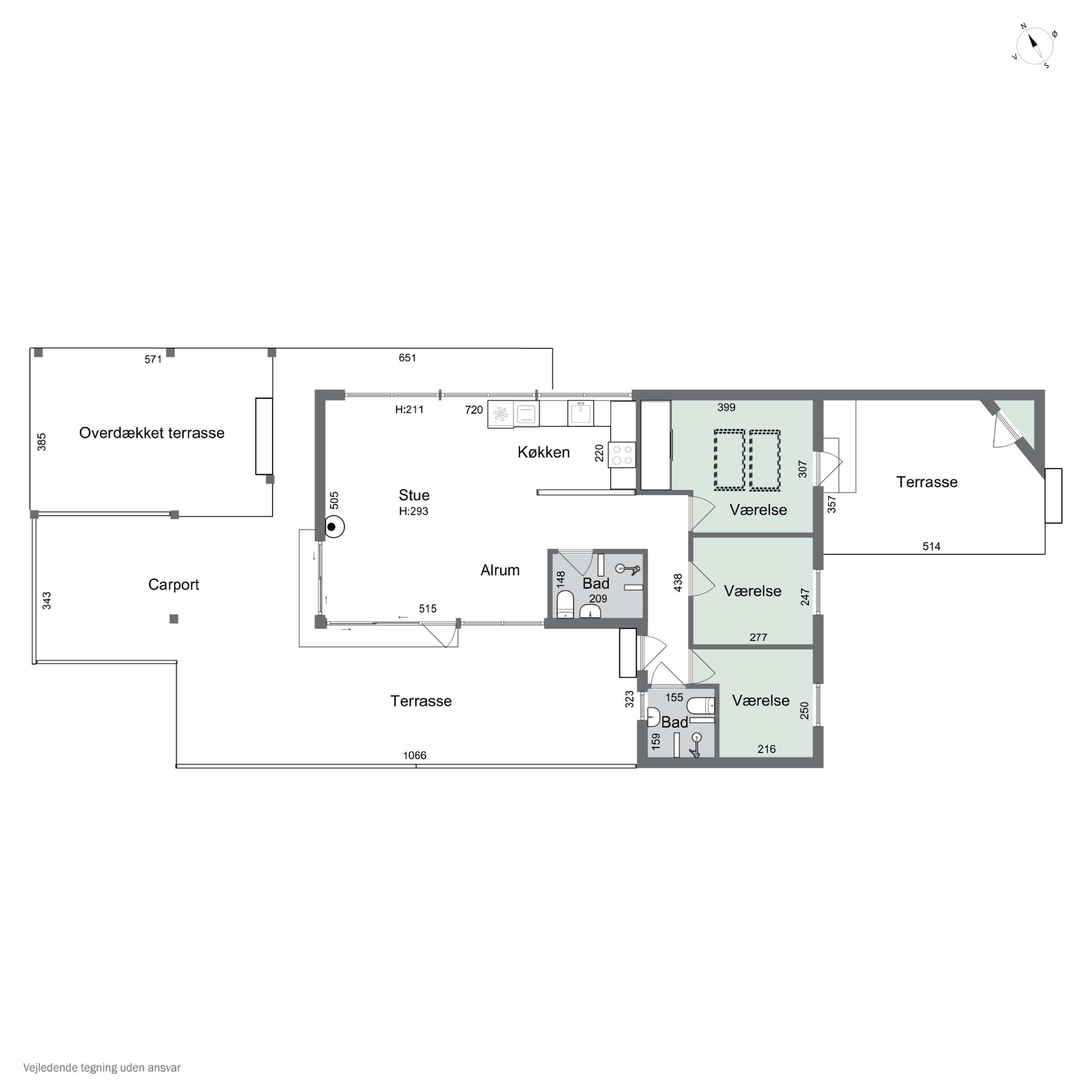Plantegninger billede af Landemærket 1A, Yderby Lyng, 4583 Sjællands Odde