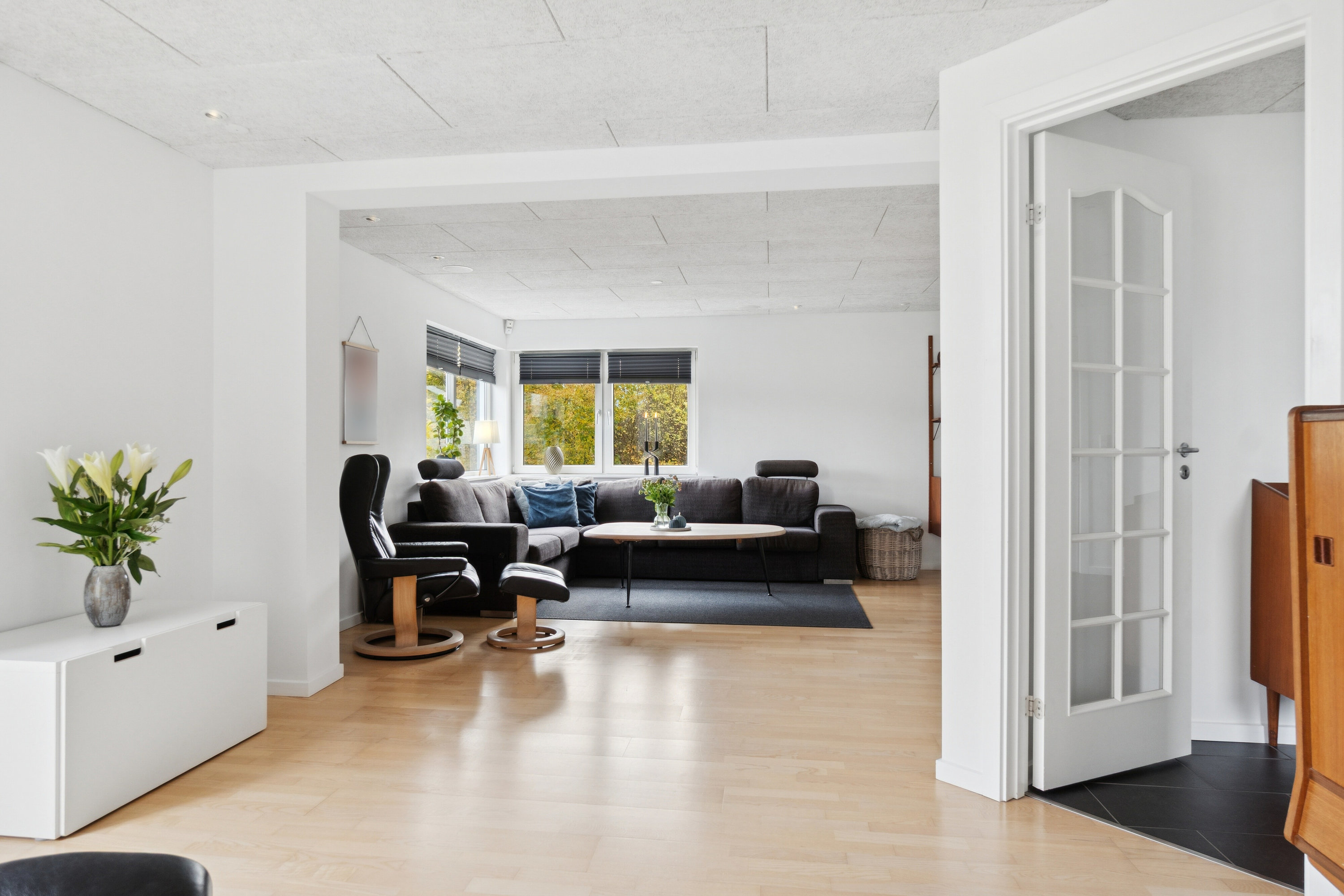 Fremhævet stue billede i fuldskærmstilstand. Billede af Katrinevej 9, Gimlinge, 4200 Slagelse