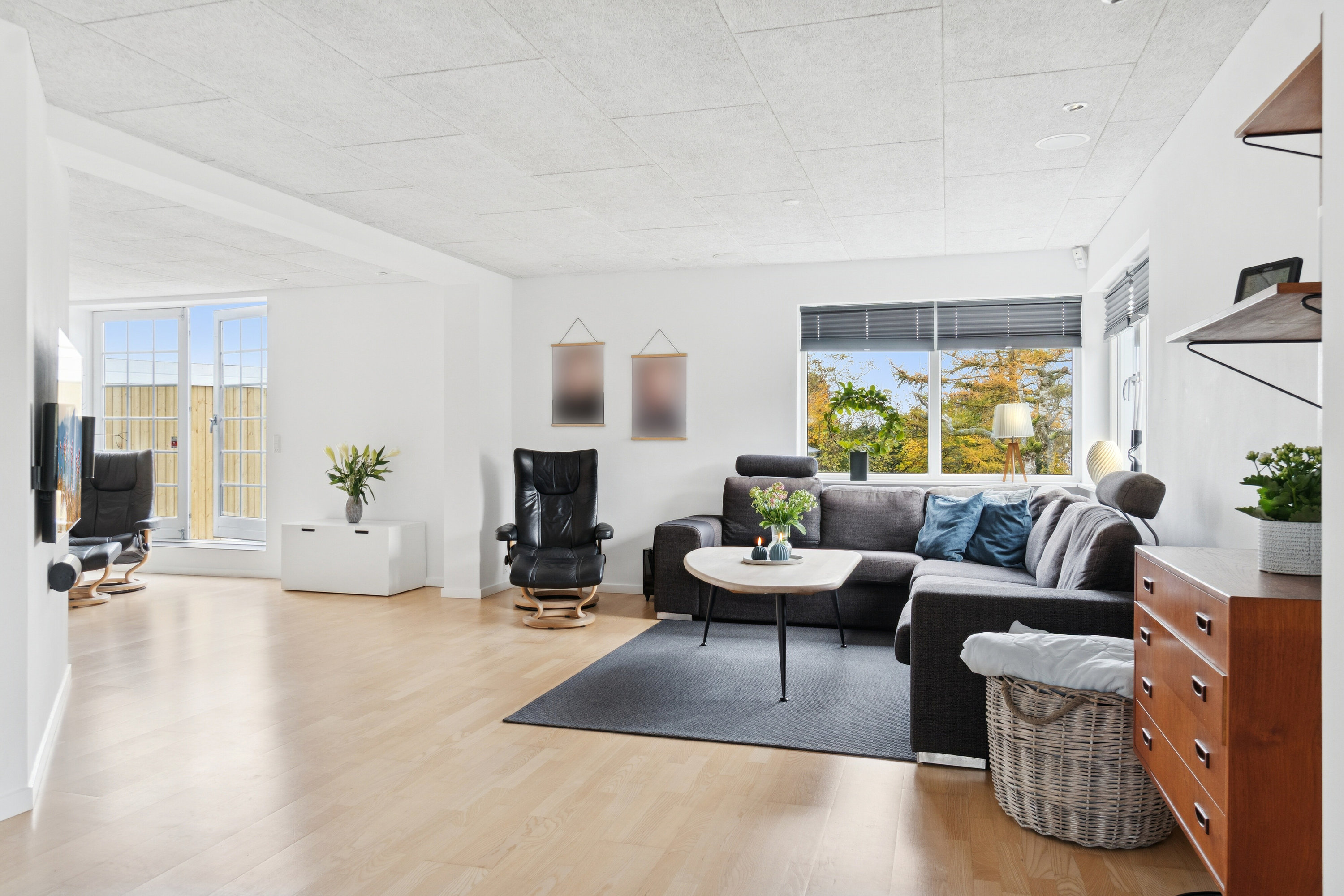 Fremhævet stue billede i fuldskærmstilstand. Billede af Katrinevej 9, Gimlinge, 4200 Slagelse