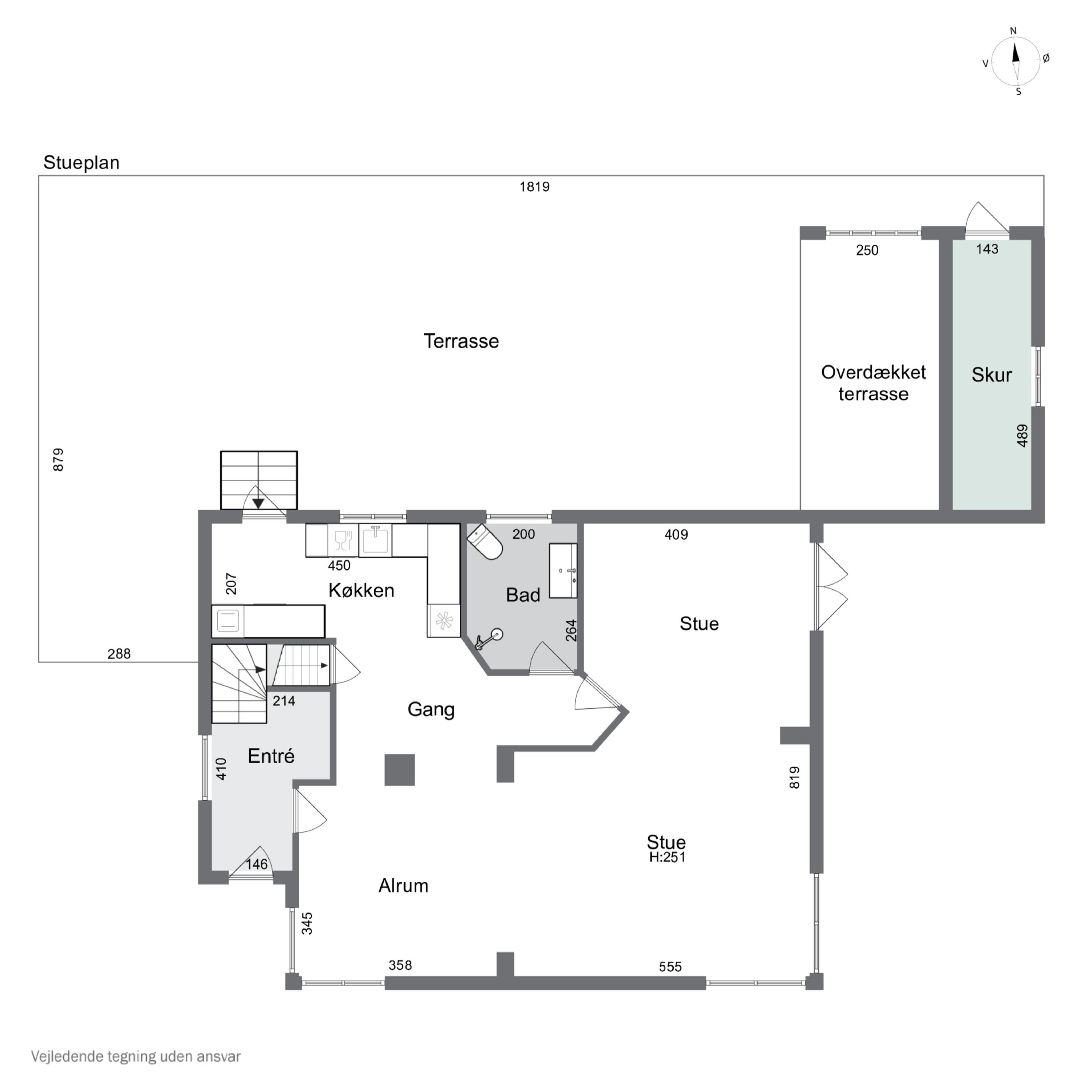 Plantegninger billede af Katrinevej 9, Gimlinge, 4200 Slagelse