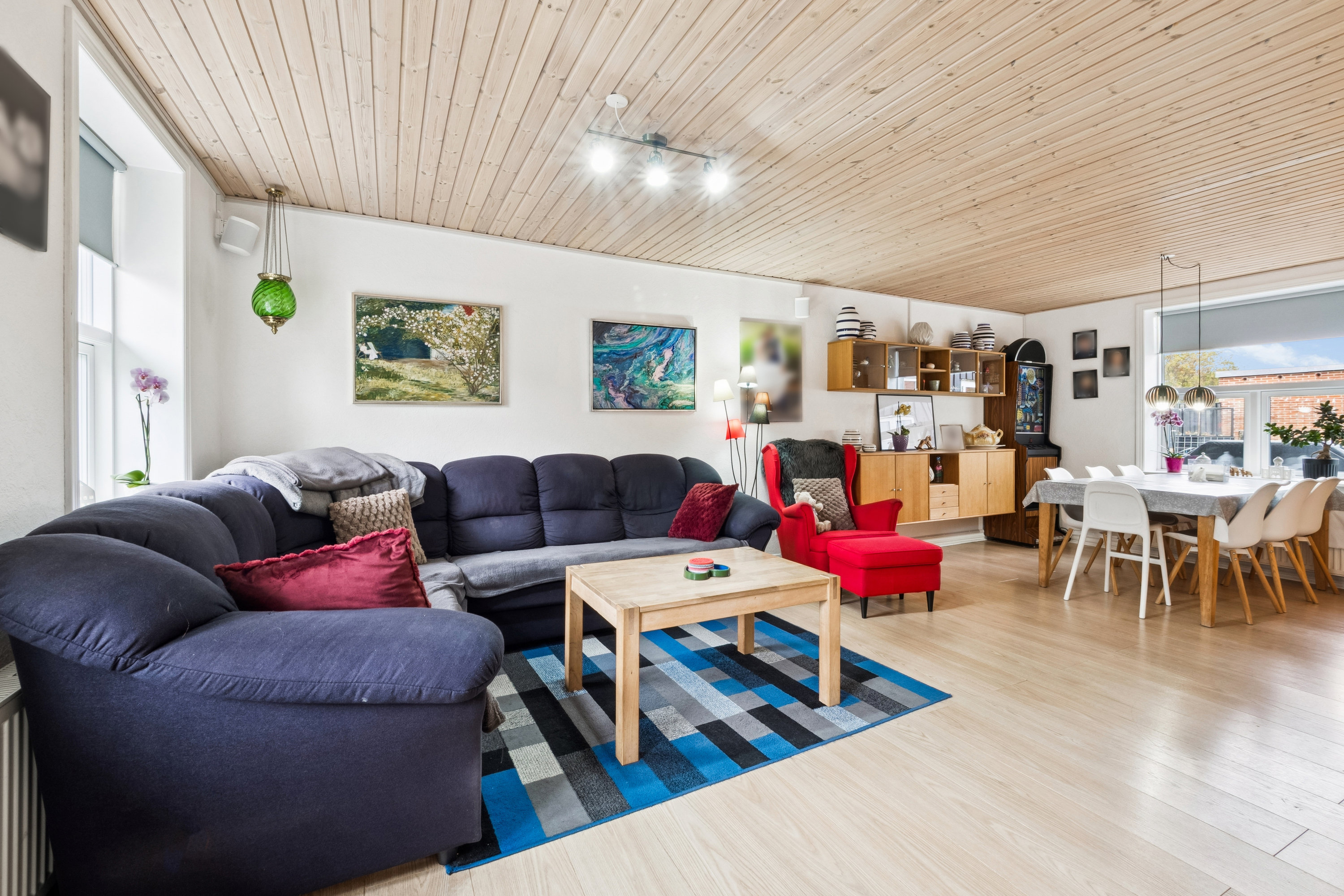 Fremhævet stue billede i fuldskærmstilstand. Billede af Frederiksvej 19, 7900 Nykøbing M