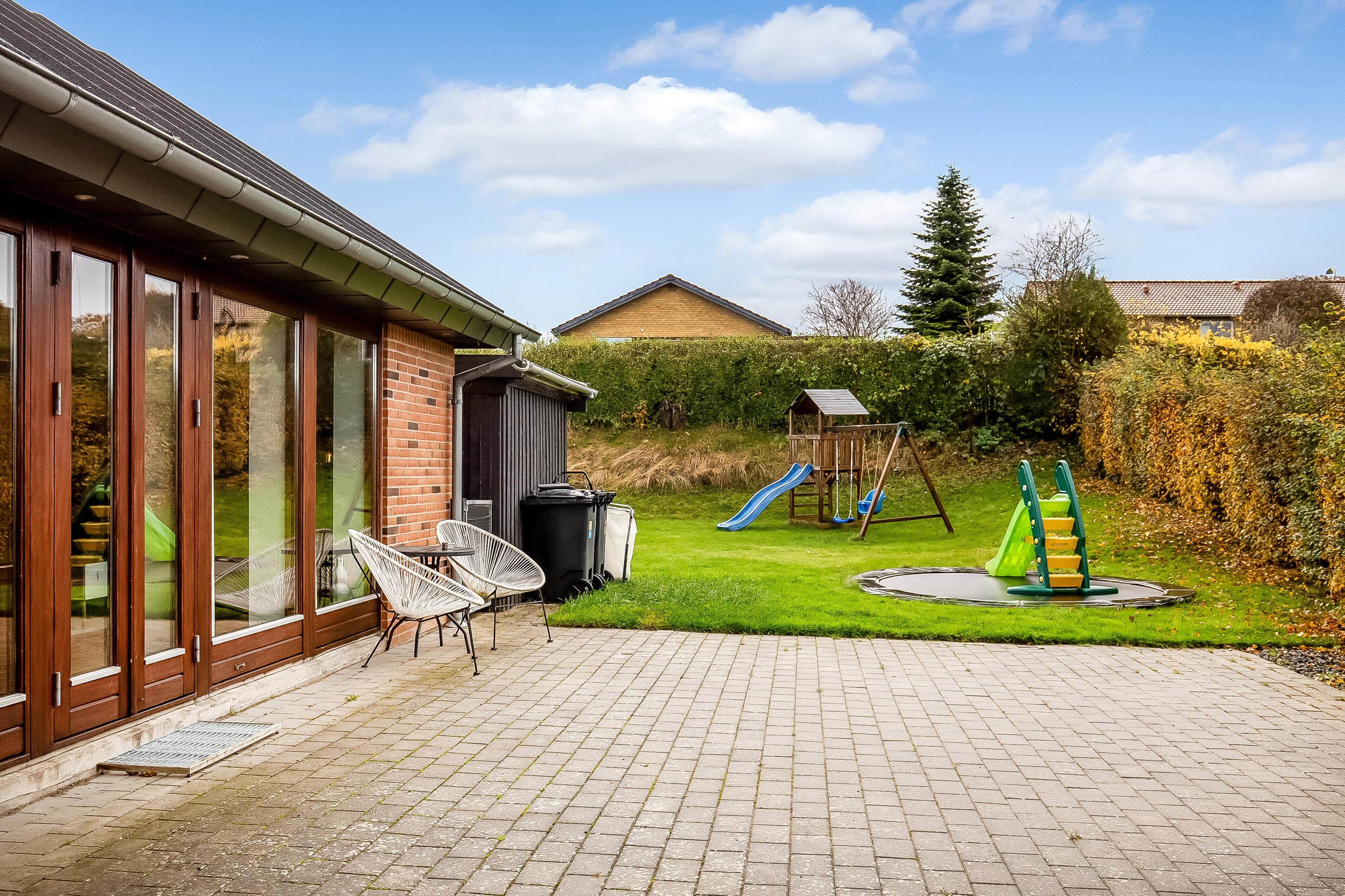 Fremhævet terrasse billede i fuldskærmstilstand. Billede af Bjergbyvej 67, Seest, 6000 Kolding