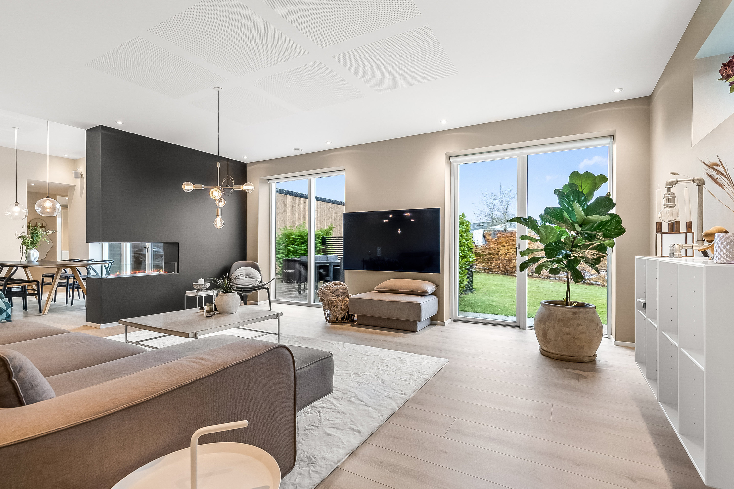 Fremhævet stue billede i fuldskærmstilstand. Billede af Goldbækparken 1, Dalby, 6000 Kolding