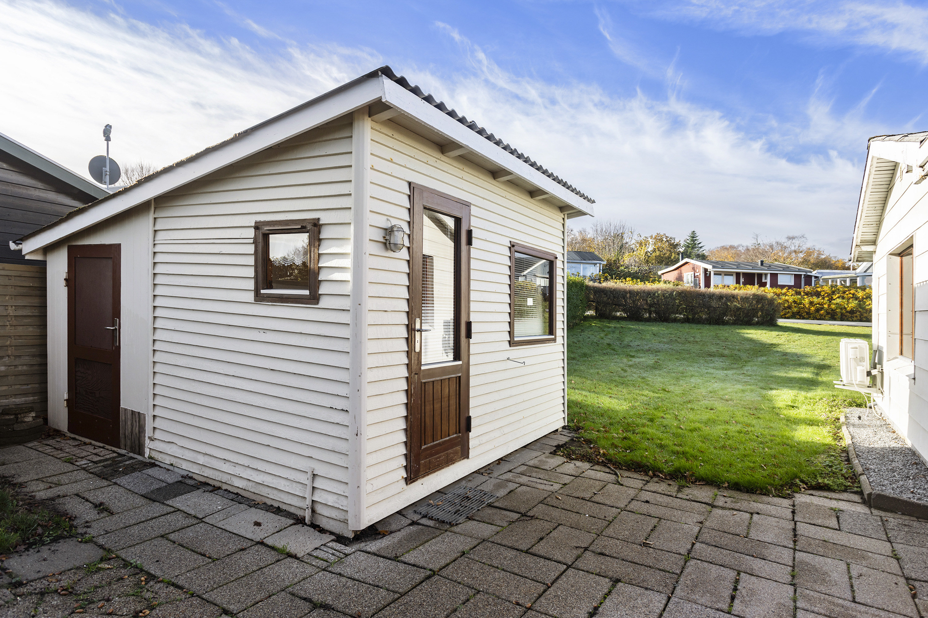 Fremhævet facade billede i fuldskærmstilstand. Billede af Nordre Strandvej 4, 9300 Sæby