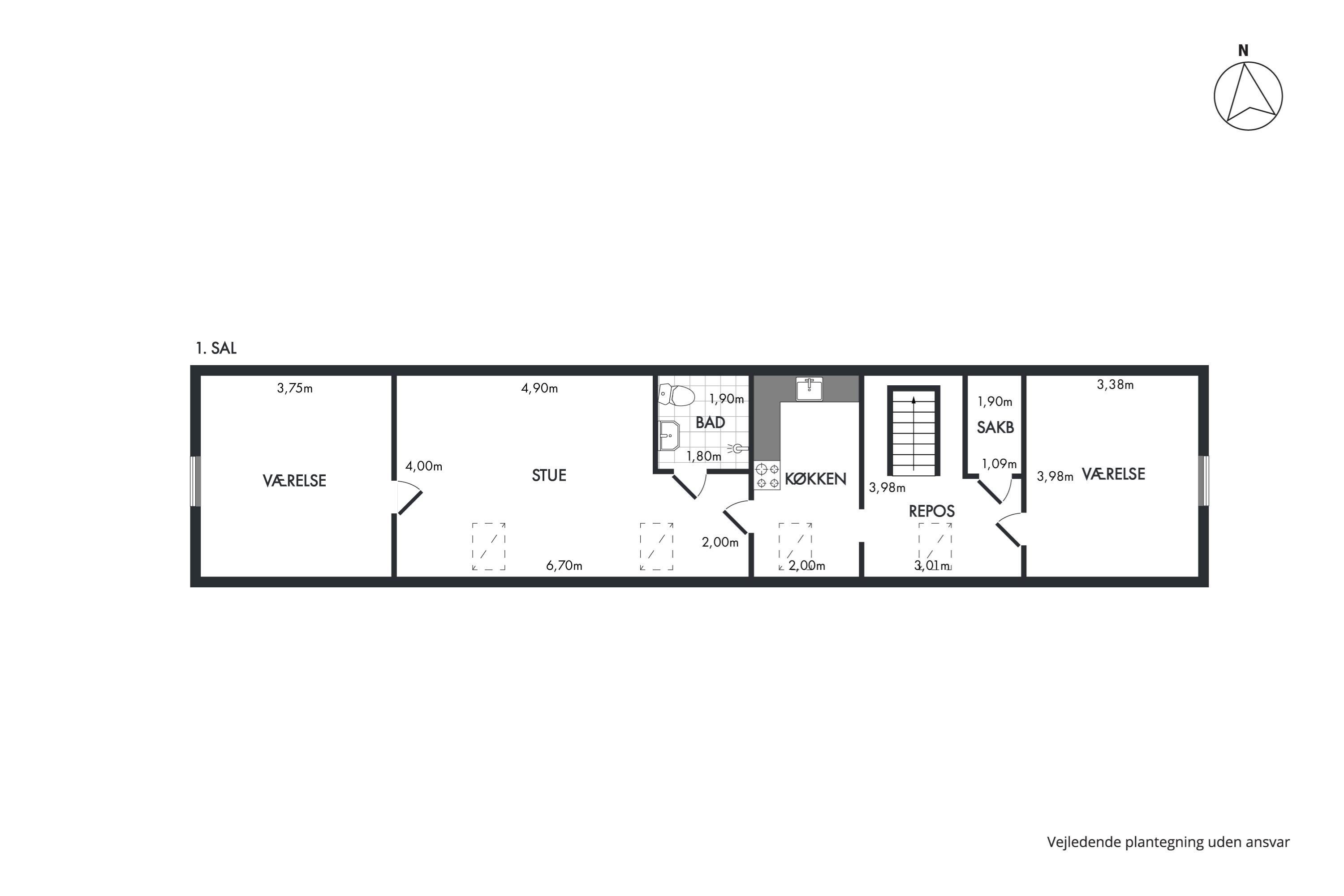 Plantegninger billede af Stougårdsvej 19, Vidstrup, 8860 Ulstrup