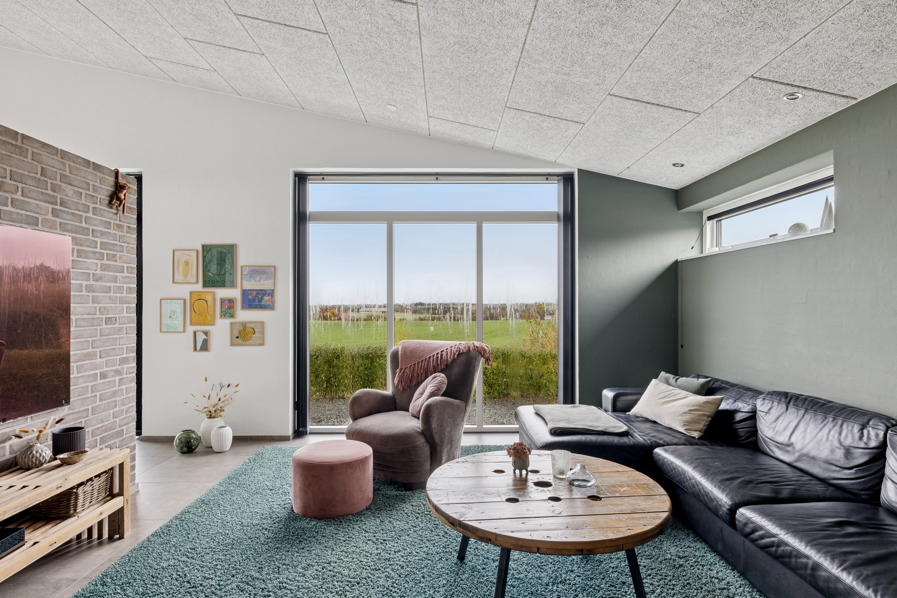 Fremhævet stue billede i fuldskærmstilstand. Billede af Krokusparken 21, 7850 Stoholm Jyll