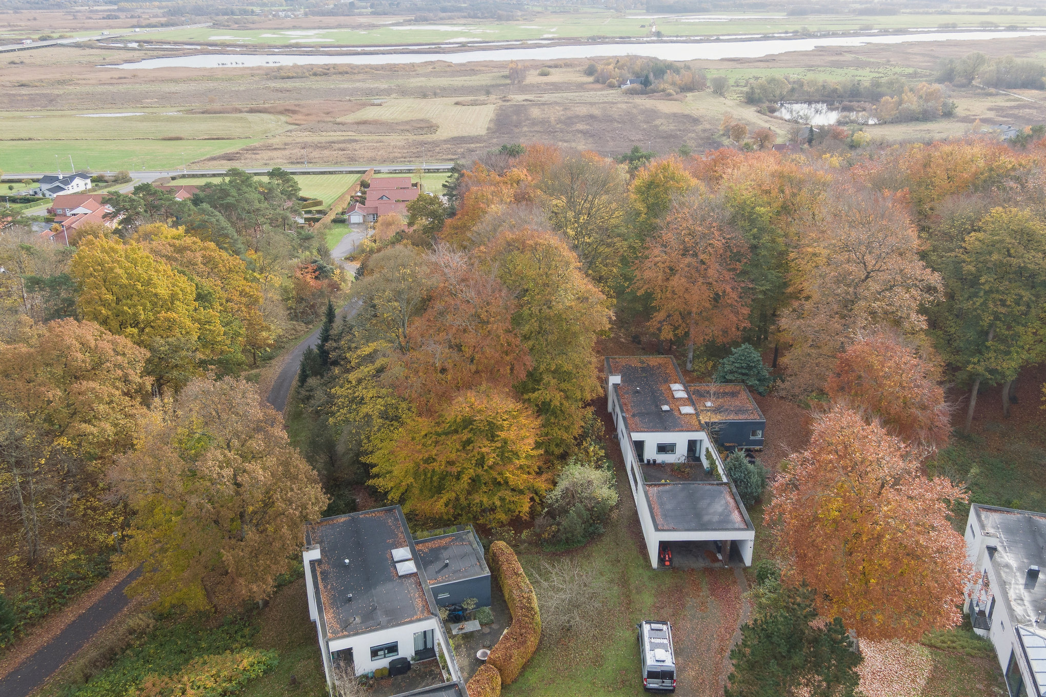 Fremhævet luftfoto billede i fuldskærmstilstand. Billede af Selandersvej 90, 8920 Randers NV