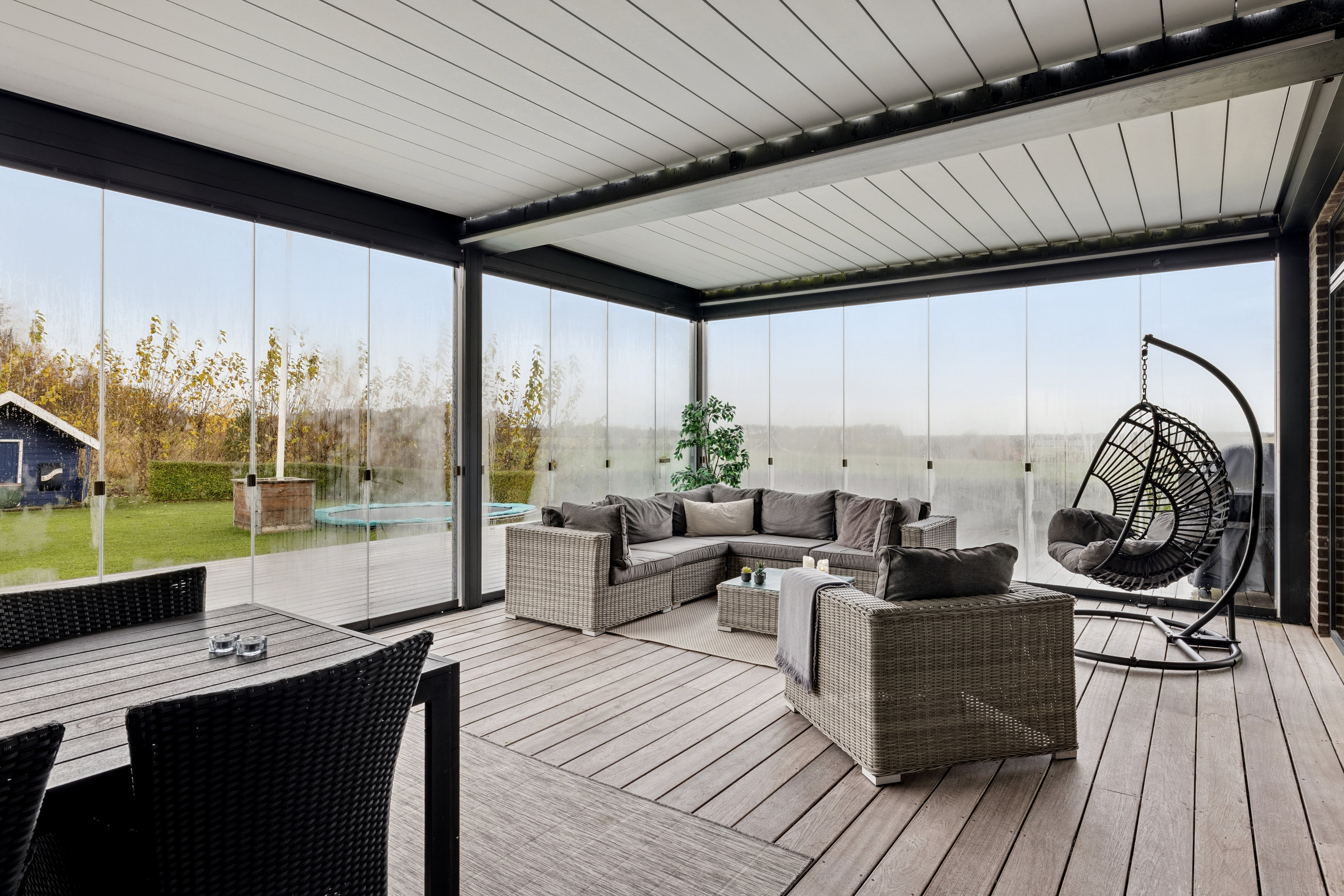 Fremhævet udestue billede i fuldskærmstilstand. Billede af Krokusparken 21, 7850 Stoholm Jyll