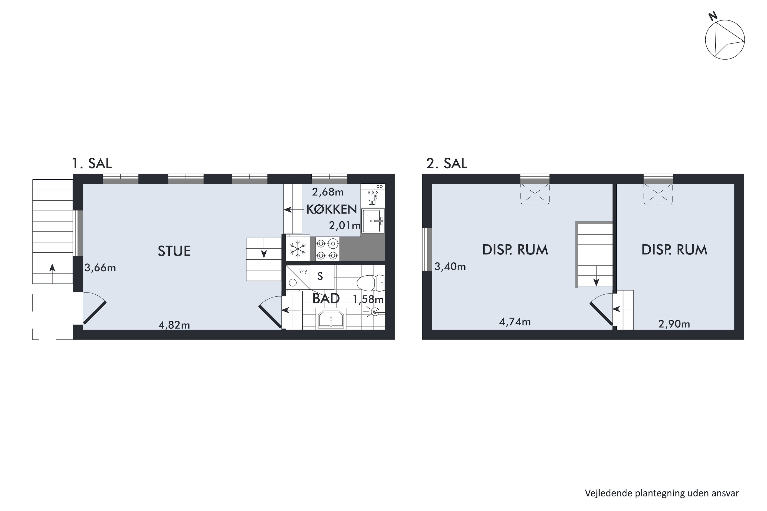 Plantegninger billede af Klostergade 33B, 1., 8000 Aarhus C