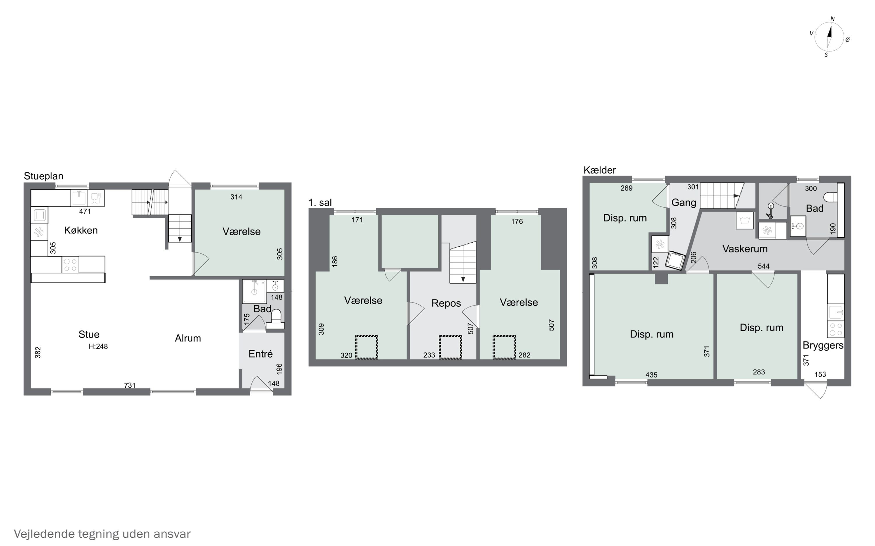 Plantegninger billede af Bibliotekvej 30, 2650 Hvidovre