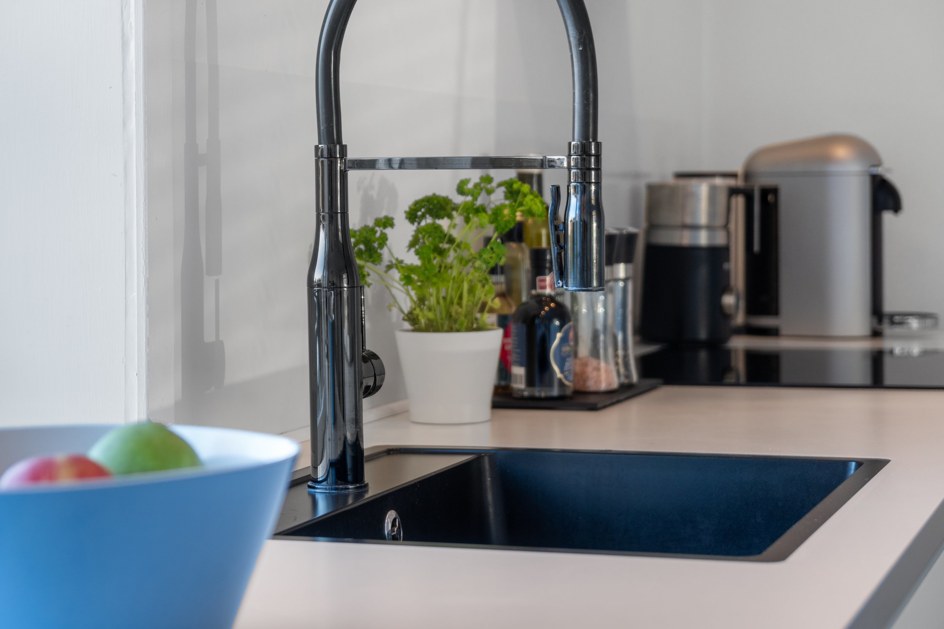 Fremhævet køkken billede i fuldskærmstilstand. Billede af Kompagnigade 12A, 7800 Skive