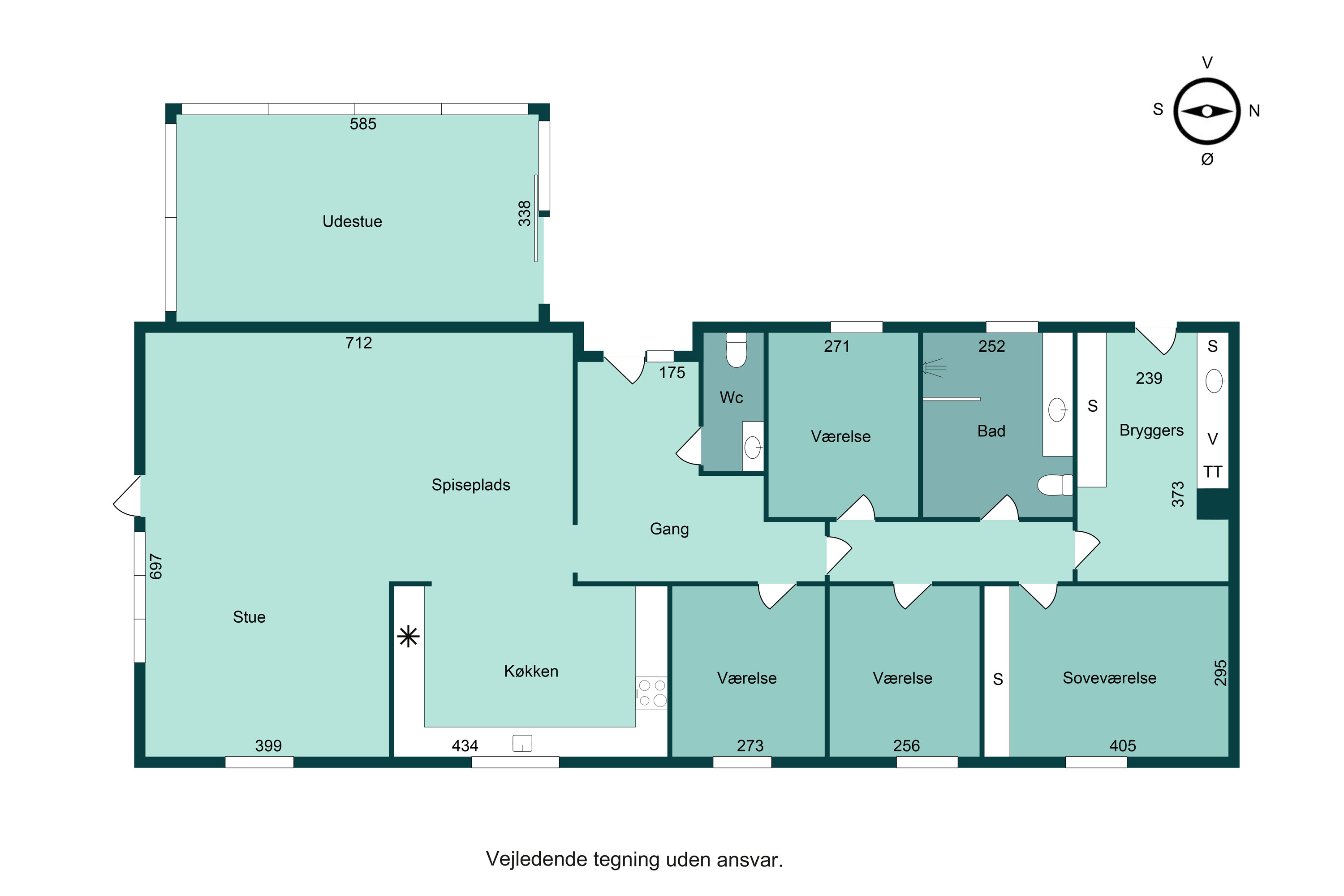 Plantegninger billede af Bakkegårdsparken 4, 7171 Uldum