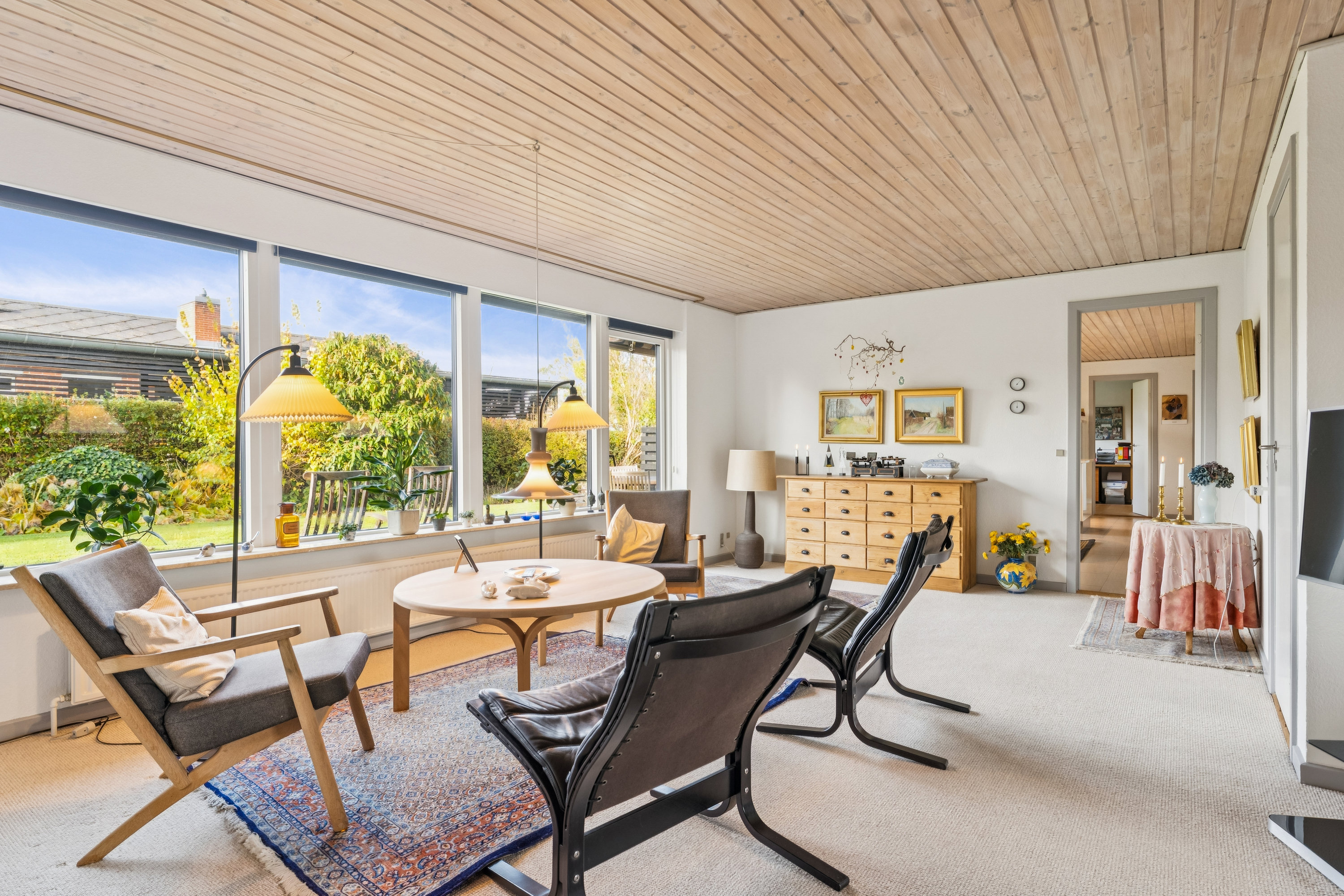 Fremhævet stue billede i fuldskærmstilstand. Billede af Tranevej 4, Stevnstrup, 8870 Langå