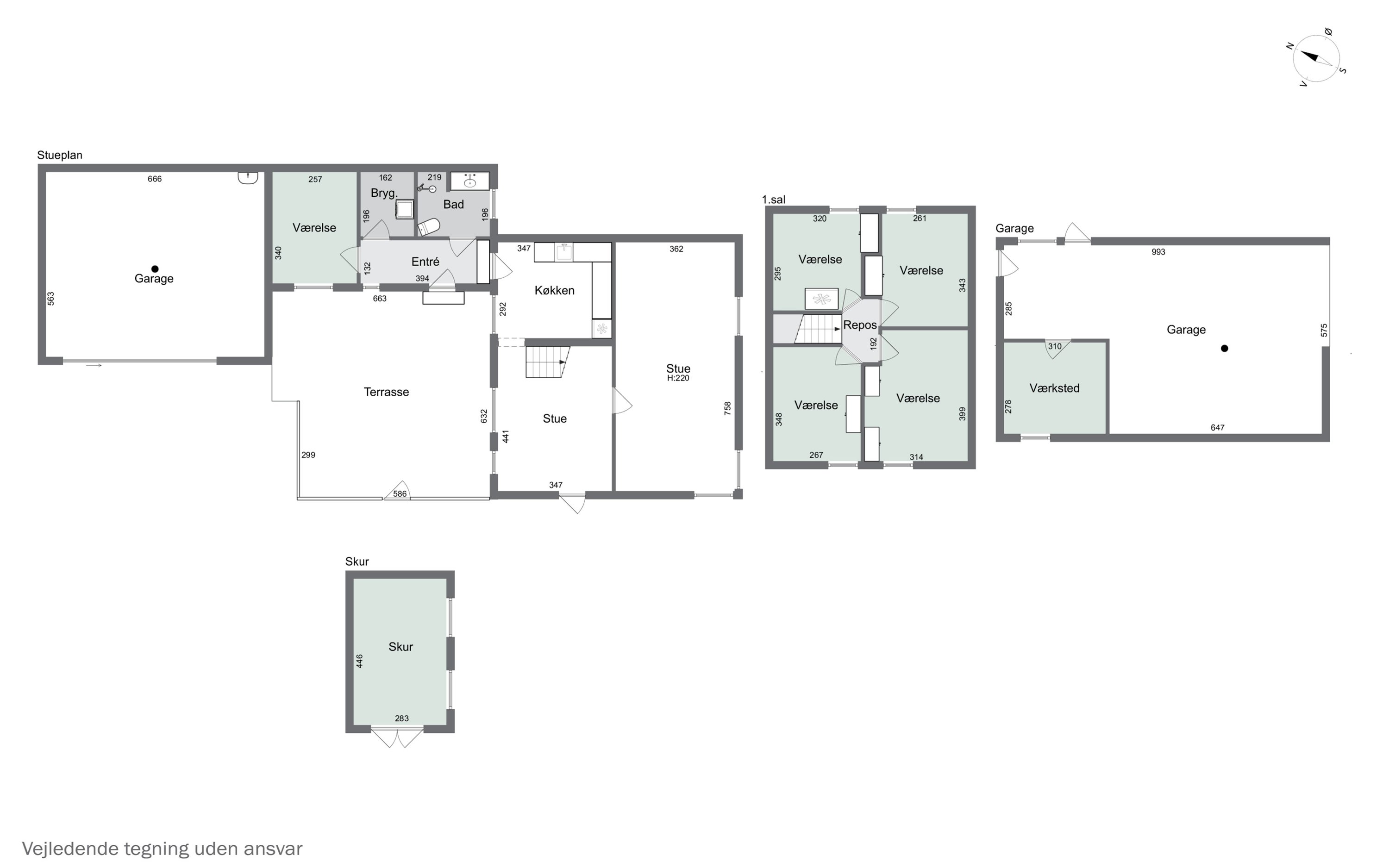 Plantegninger billede af Astrupvej 722, Astrup, 9800 Hjørring