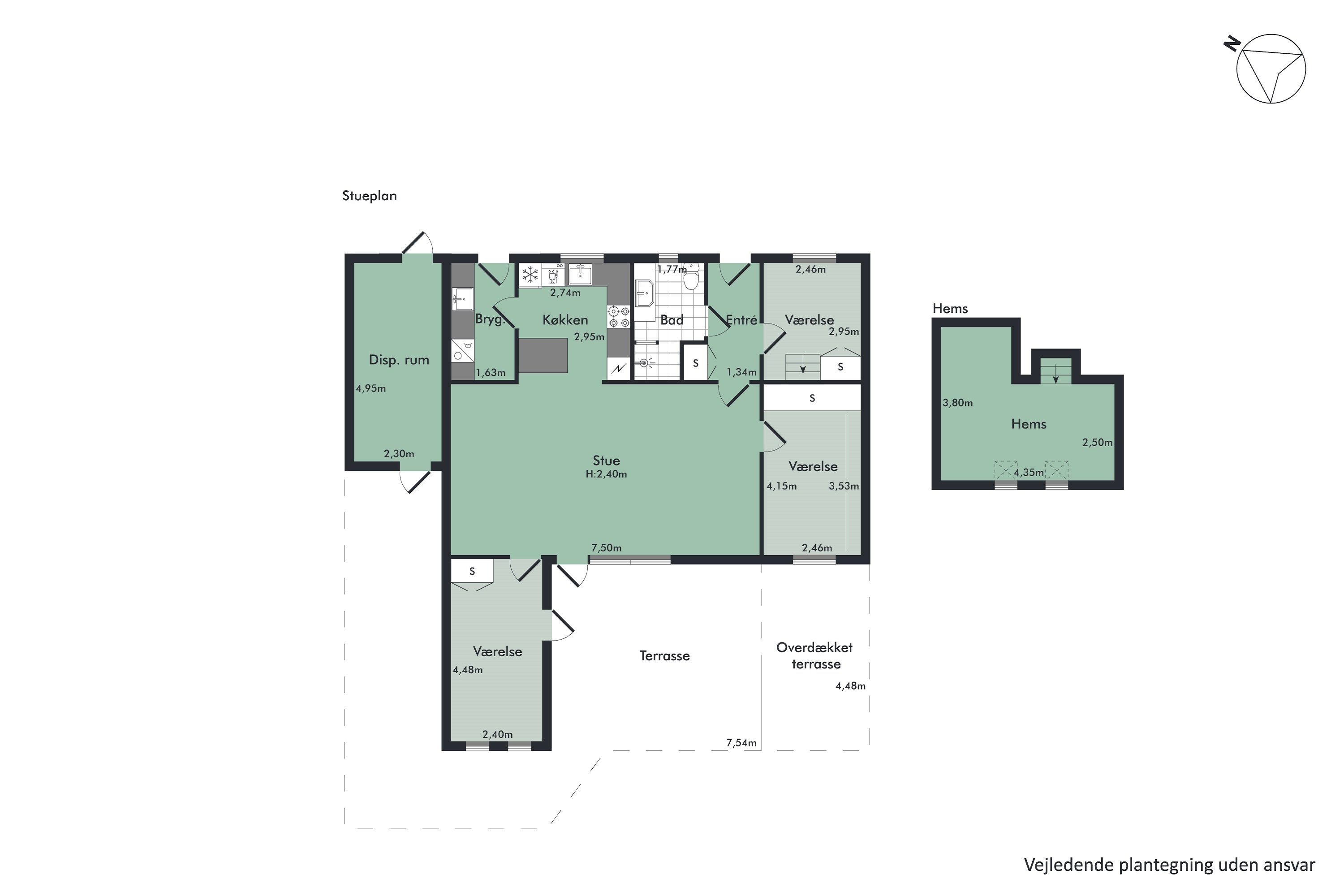 Plantegninger billede af Nordens Huse 14, 9000 Aalborg