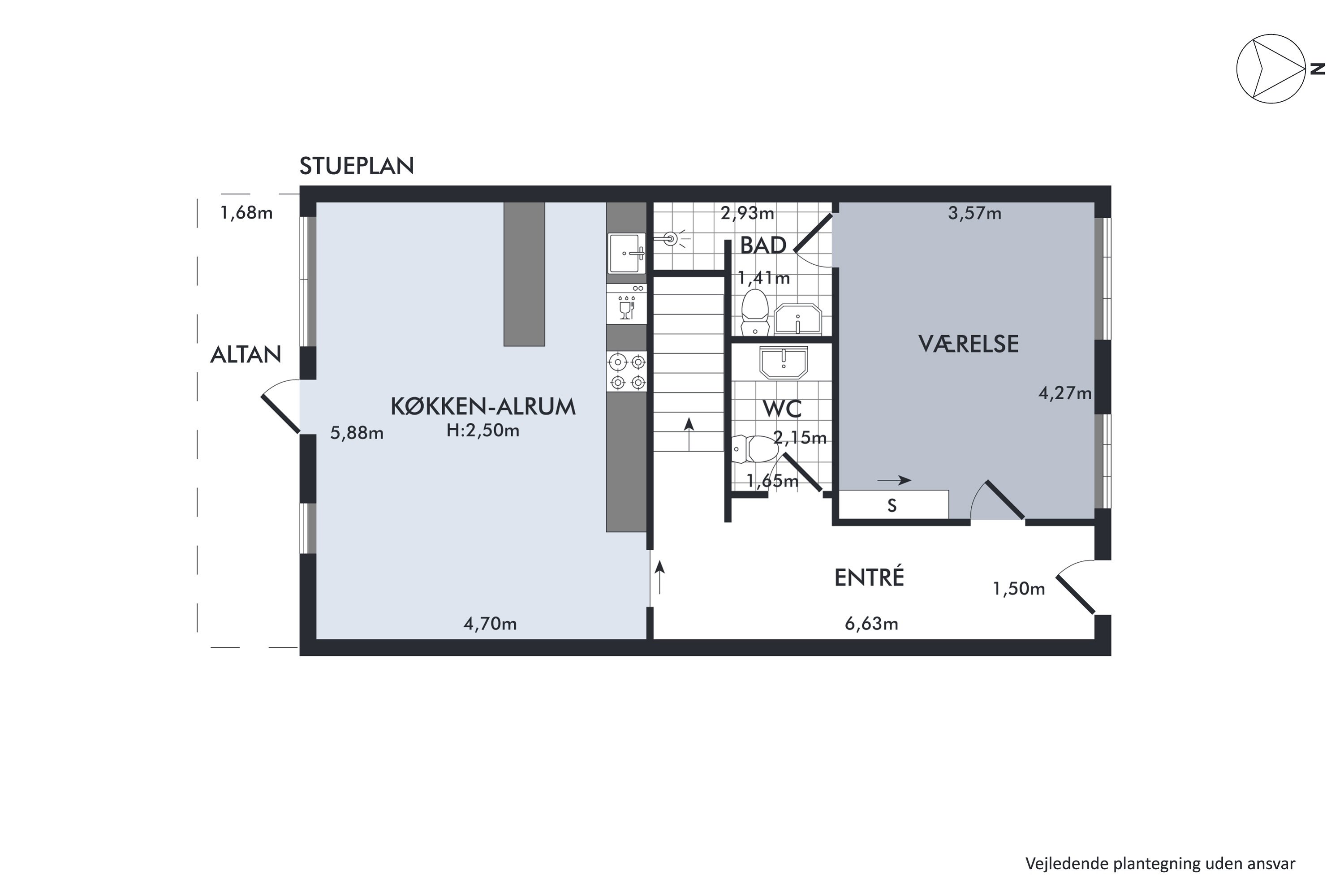 Plantegninger billede af Vestervang 10, 5. 1055., 8000 Aarhus C