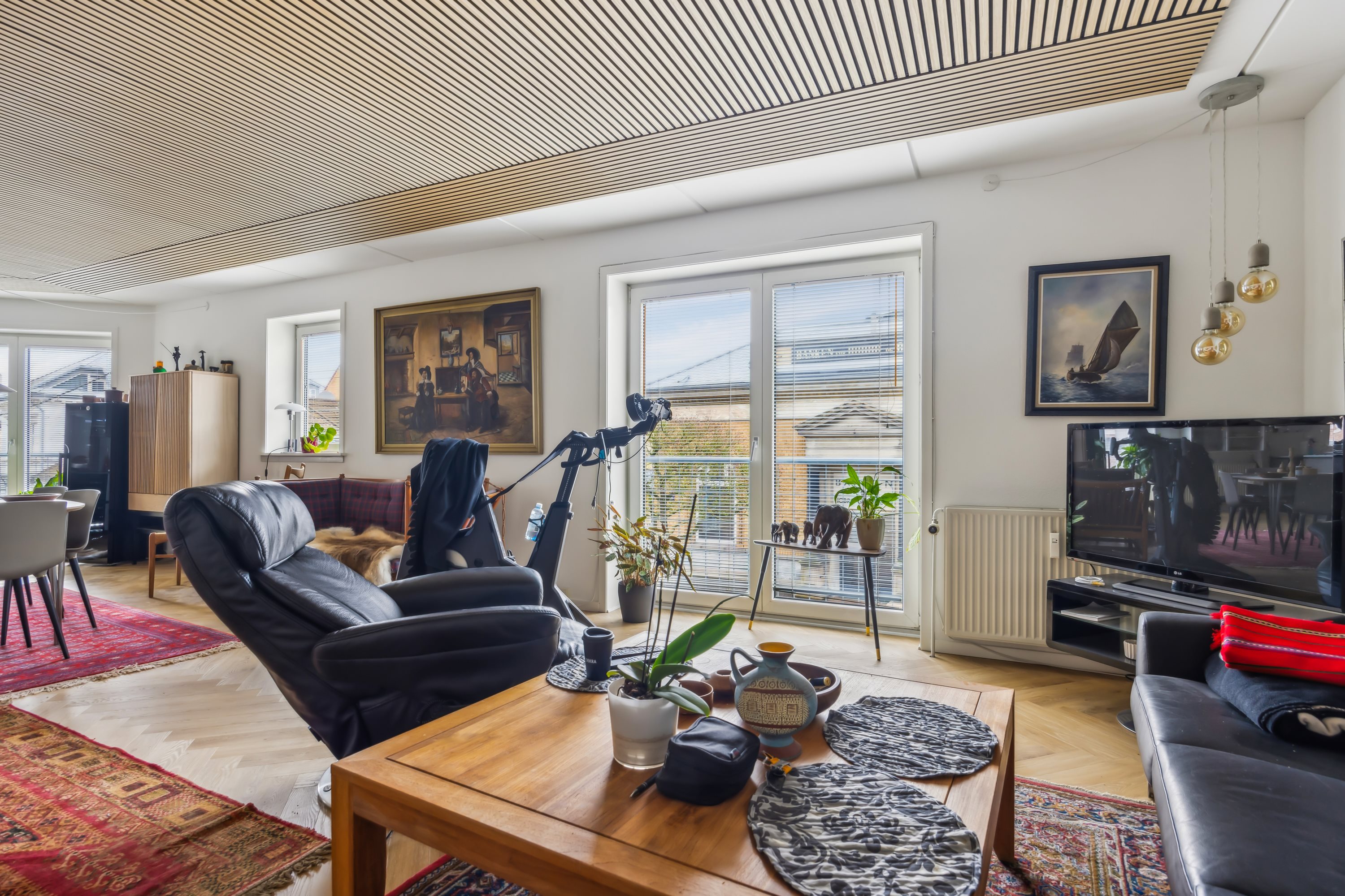 Fremhævet stue billede i fuldskærmstilstand. Billede af Vestergade 1, 1. tv., 9500 Hobro