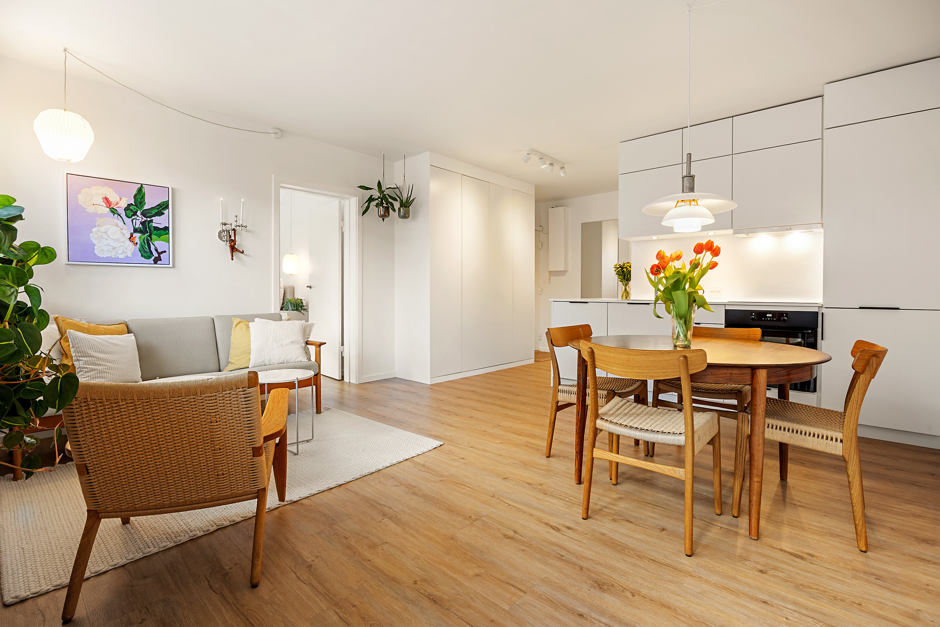 Fremhævet spisestue billede i fuldskærmstilstand. Billede af Nørre Søgade 37C, 1. 4., 1370 København K