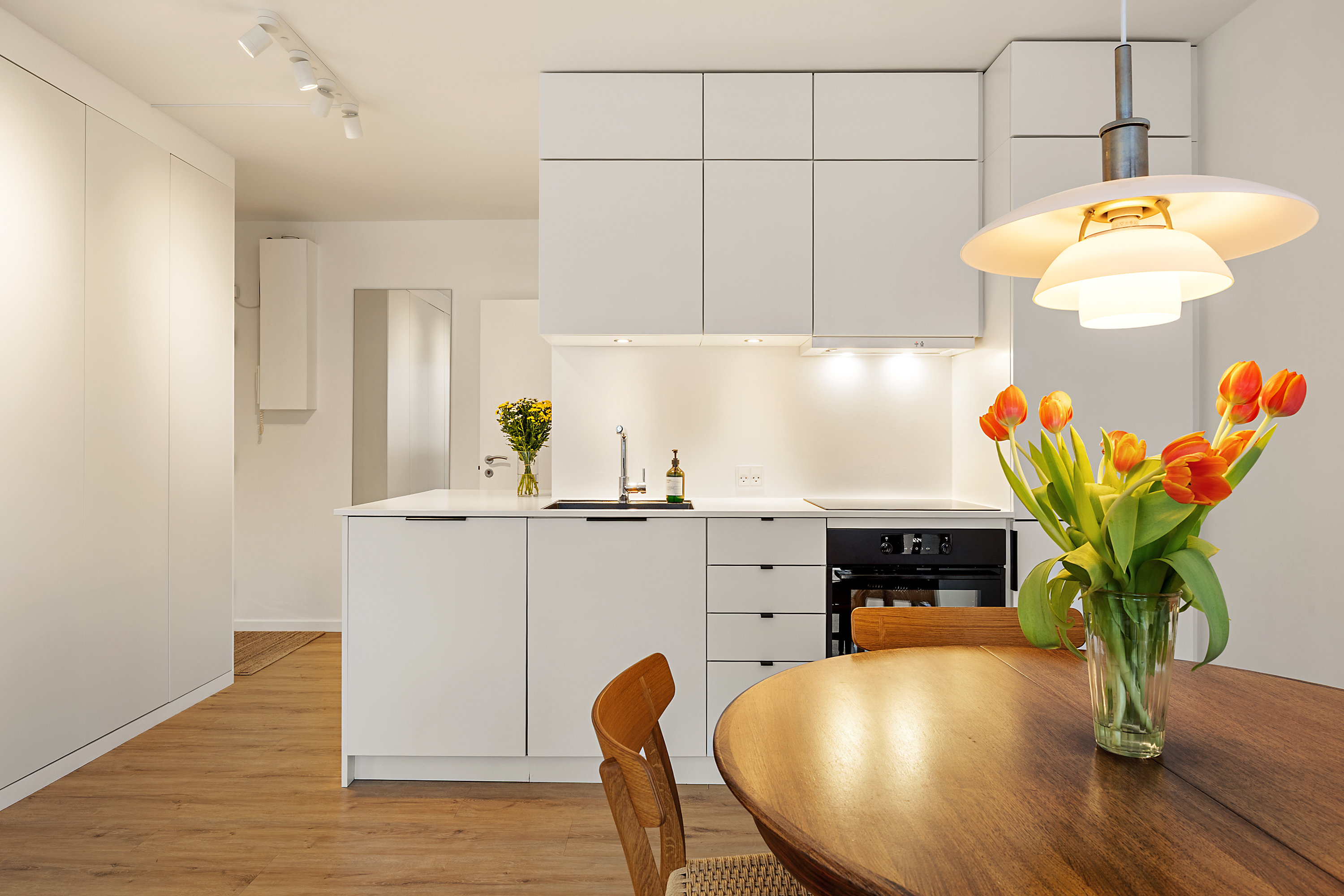 Fremhævet spisekøkken billede i fuldskærmstilstand. Billede af Nørre Søgade 37C, 1. 4., 1370 København K