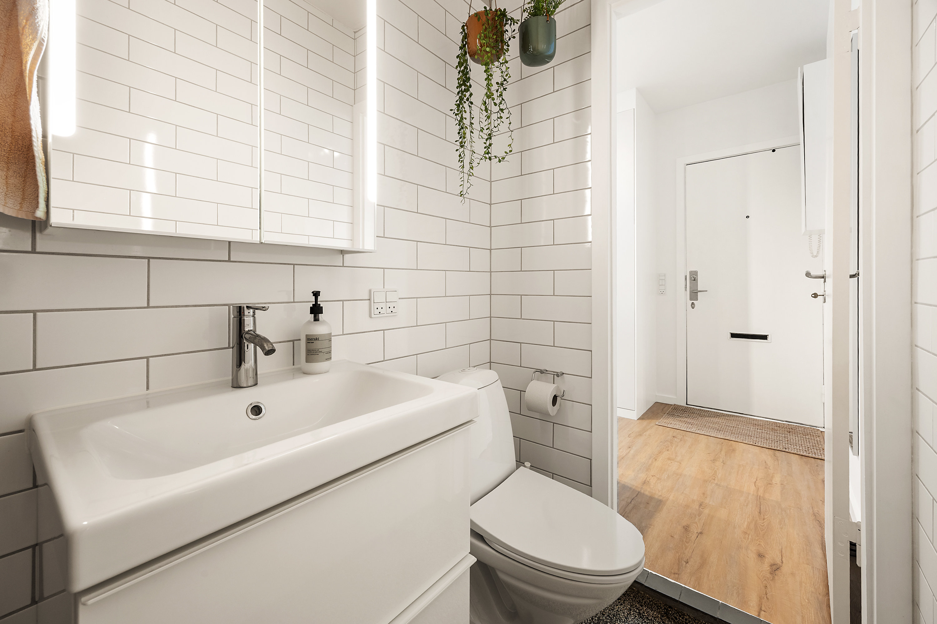 Fremhævet badeværelse billede i fuldskærmstilstand. Billede af Nørre Søgade 37C, 1. 4., 1370 København K