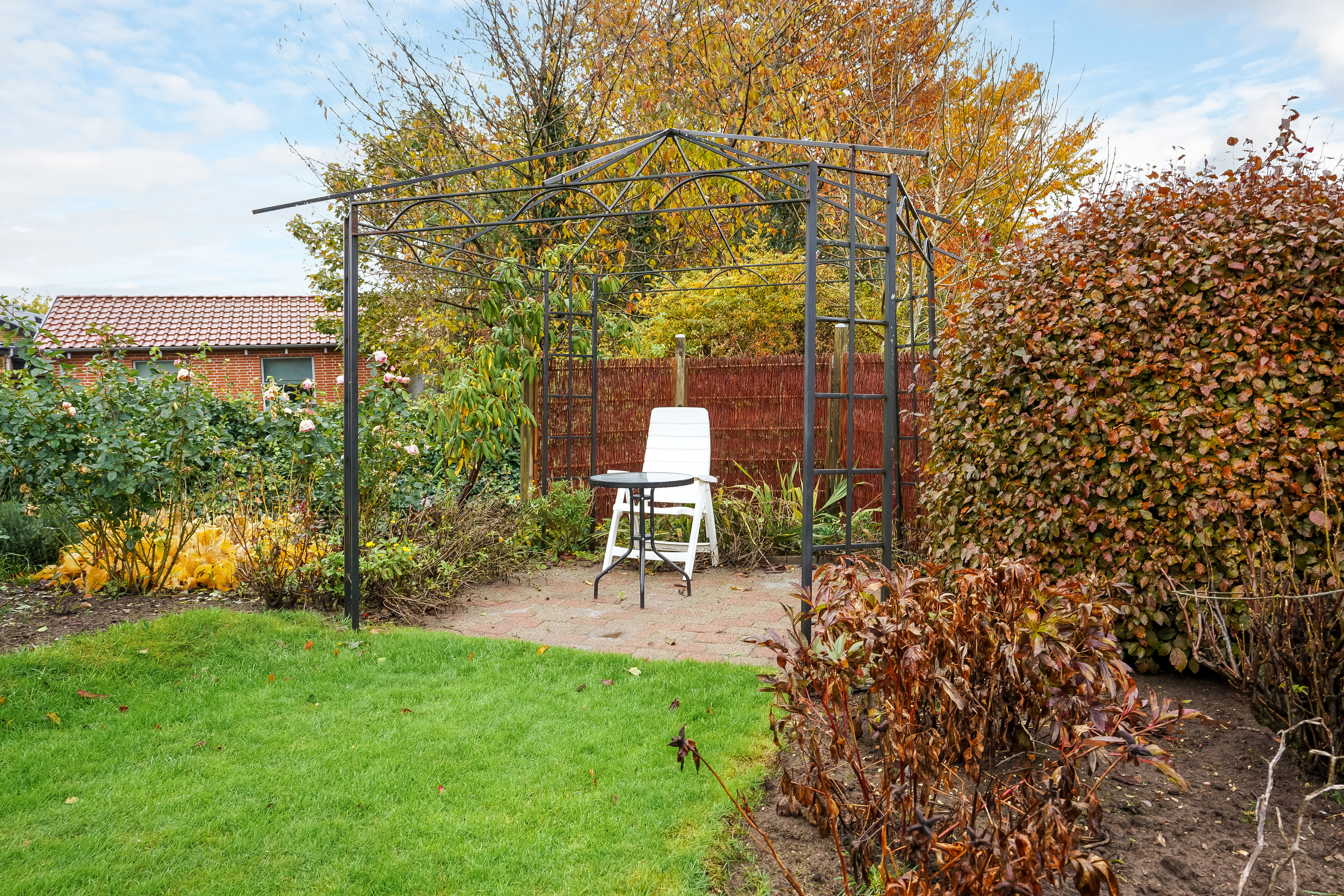 Fremhævet terrasse billede i fuldskærmstilstand. Billede af Søndergade 109, 8740 Brædstrup