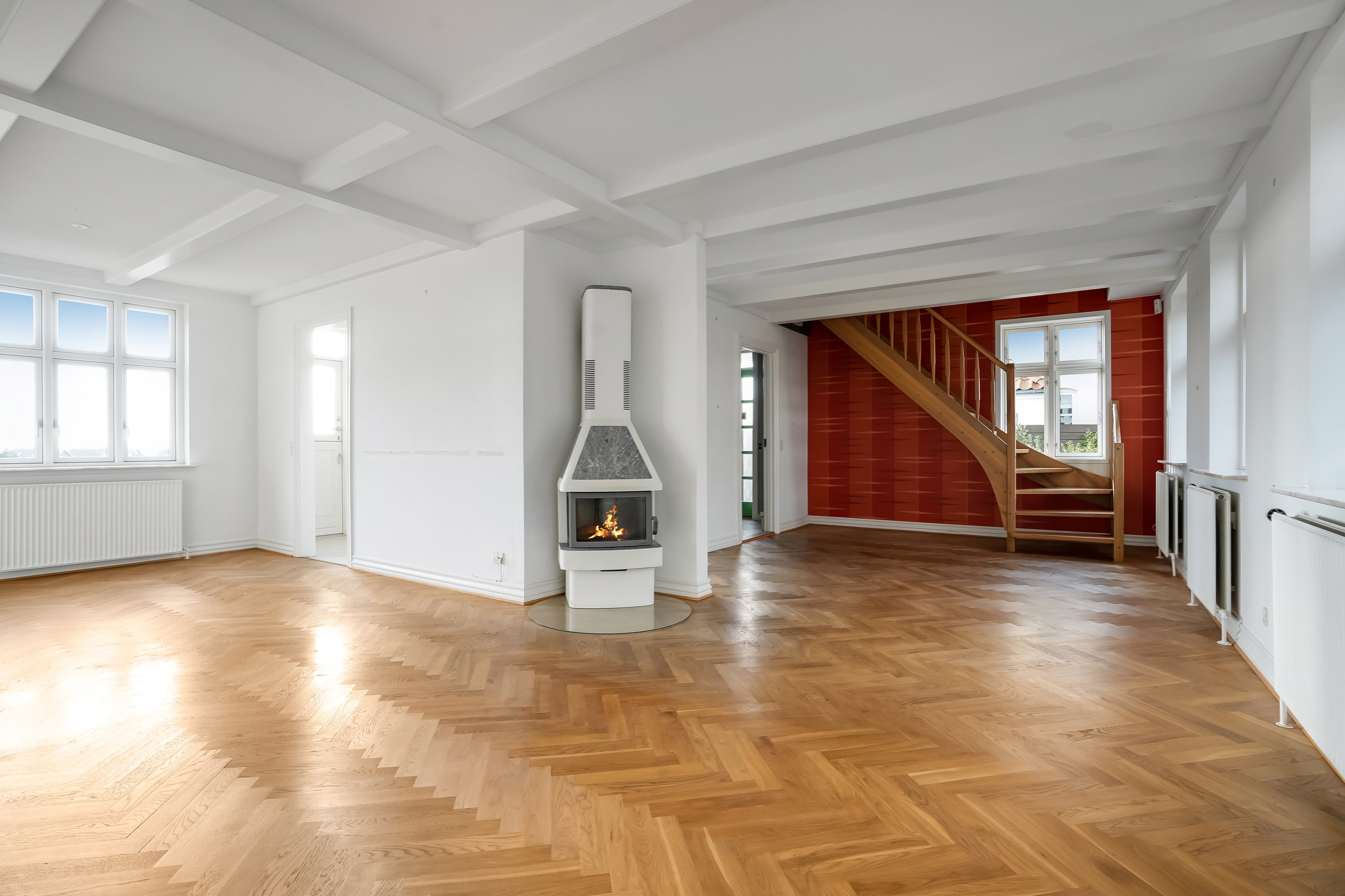 Fremhævet stue billede i fuldskærmstilstand. Billede af Møllebakken 6, 5300 Kerteminde