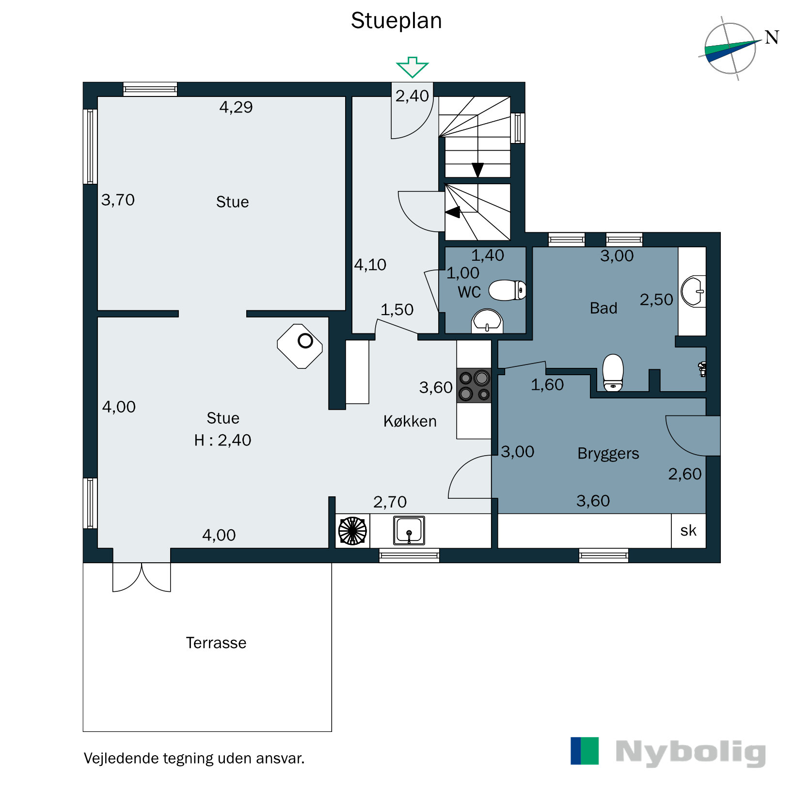 Plantegninger billede af Rødding Søndervang 1, 6630 Rødding