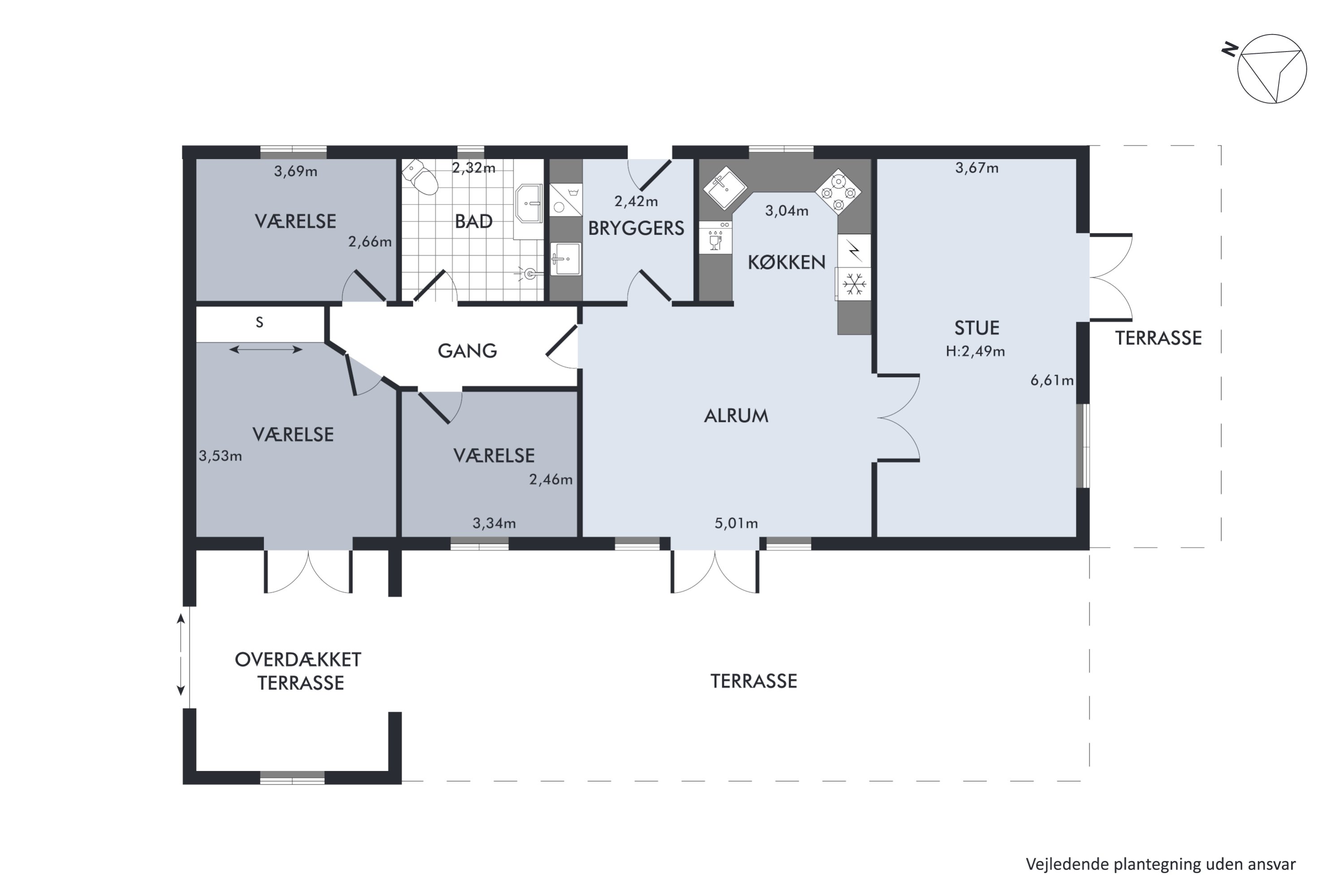 Plantegninger billede af Hjortebakken 8, Åstrup, 8500 Grenaa