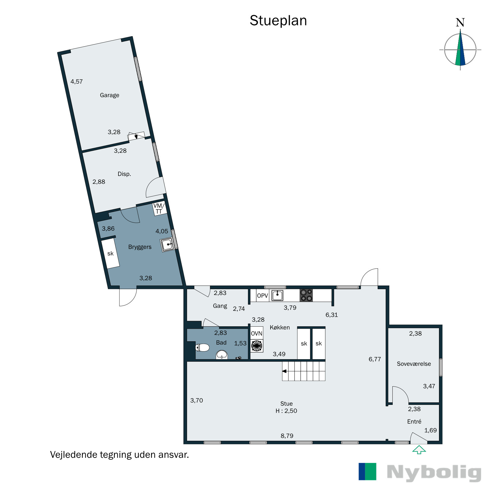 Plantegninger billede af Søndrevej 23, 8700 Horsens
