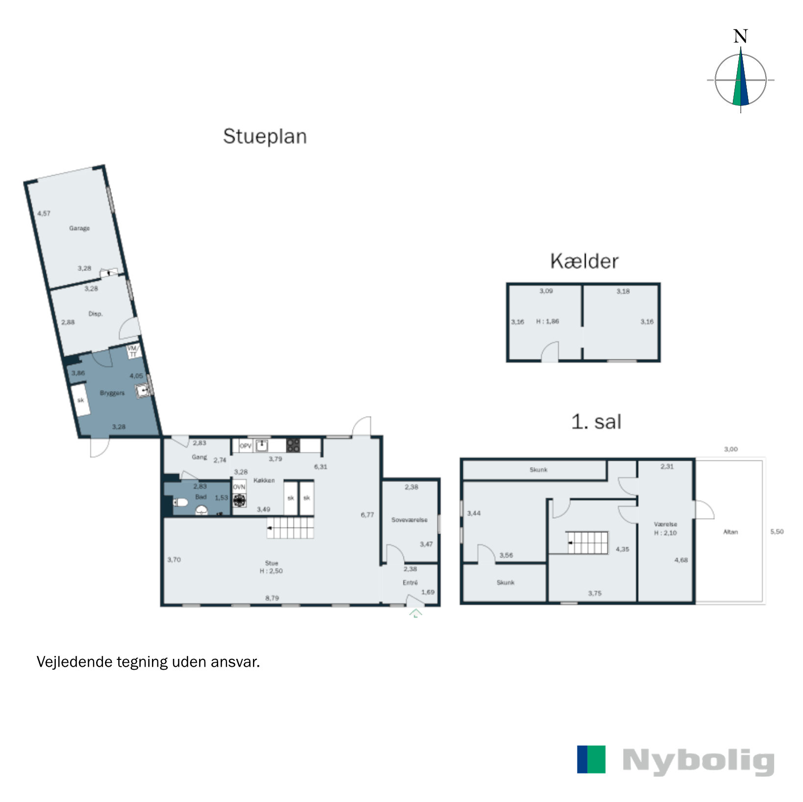 Plantegninger billede af Søndrevej 23, 8700 Horsens