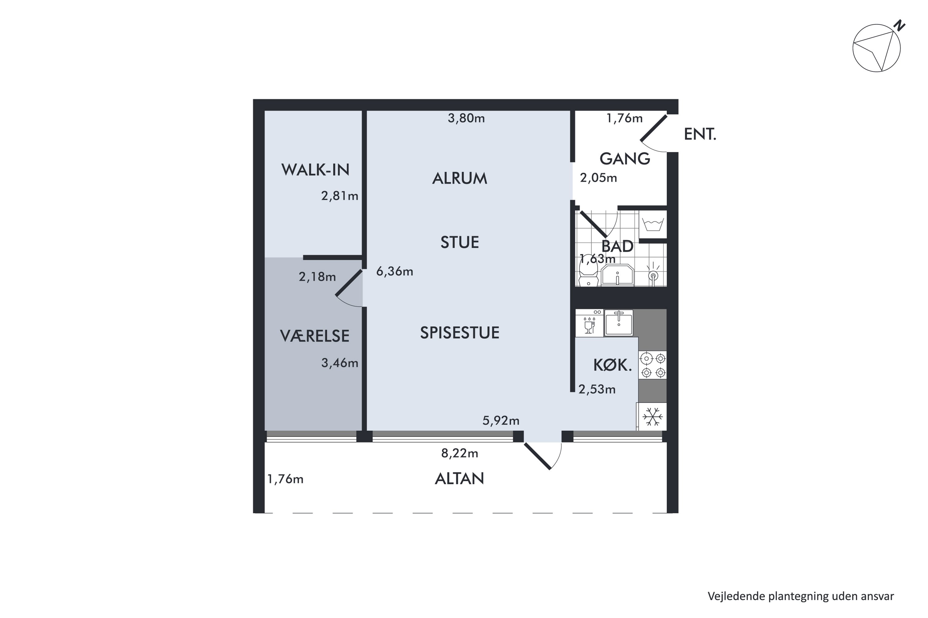 Plantegninger billede af Vejlebrovej 89, 2. 79., 2635 Ishøj