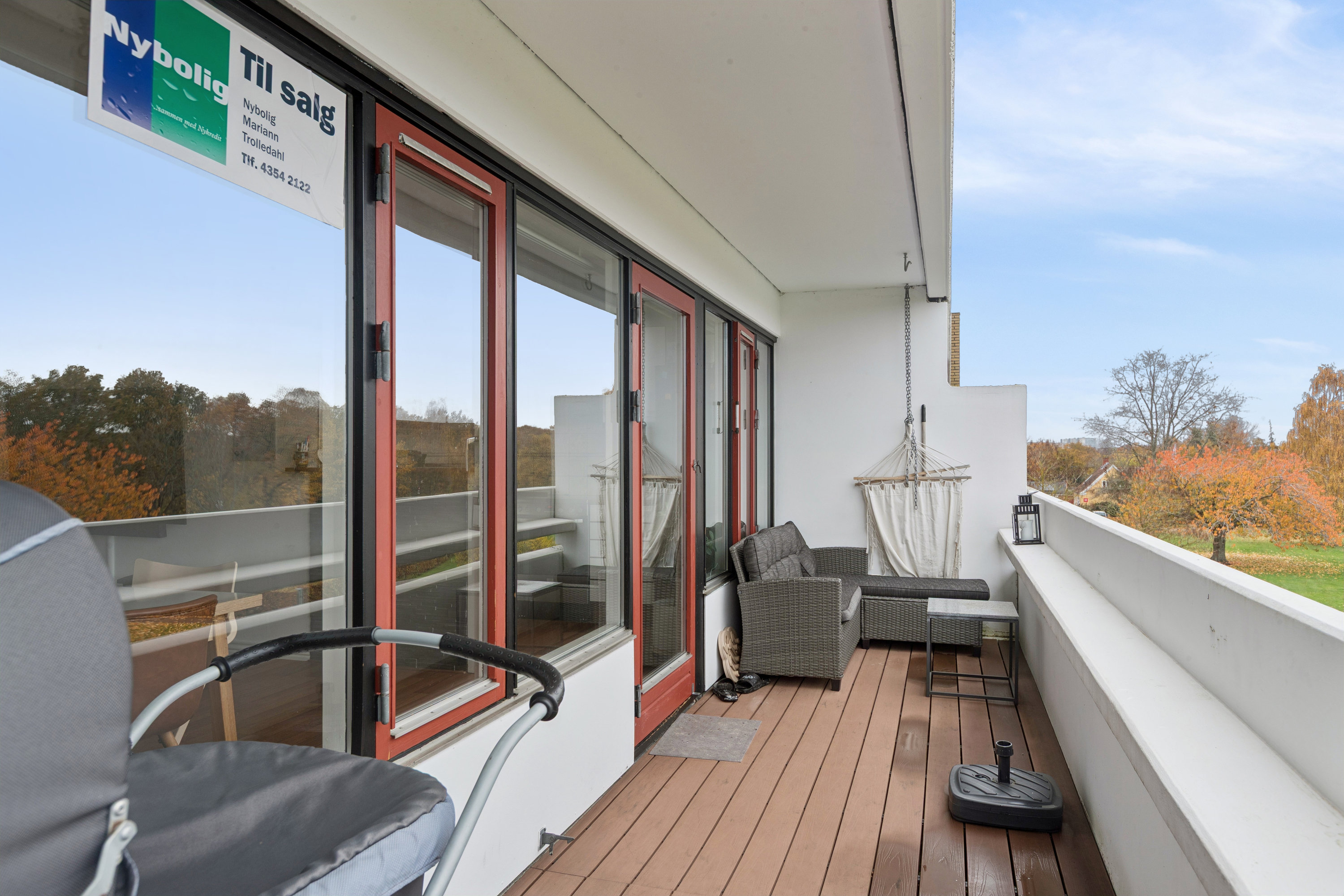 Fremhævet altan billede i fuldskærmstilstand. Billede af Vejlebrovej 89, 2. 79., 2635 Ishøj