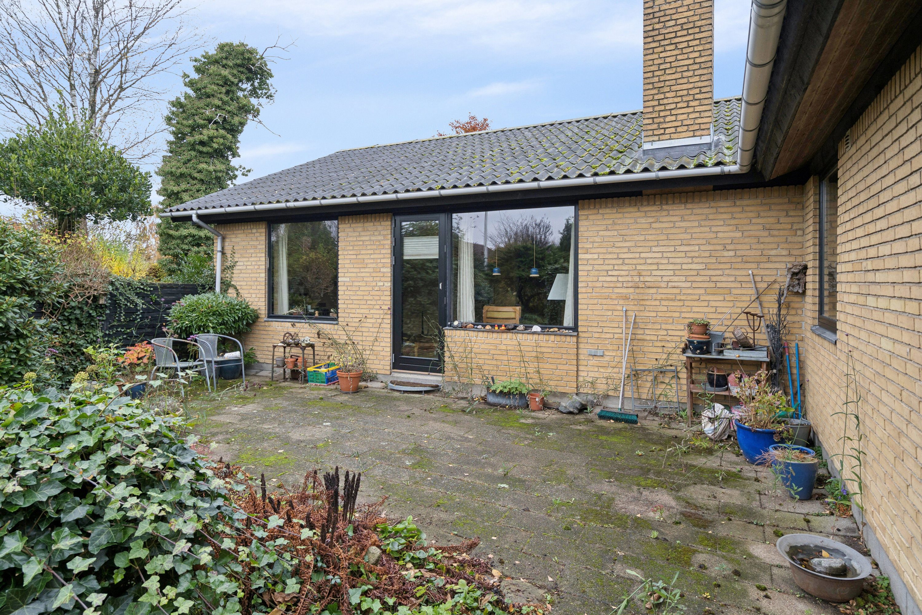 Fremhævet terrasse billede i fuldskærmstilstand. Billede af Hyrdehøj 10, 4690 Haslev