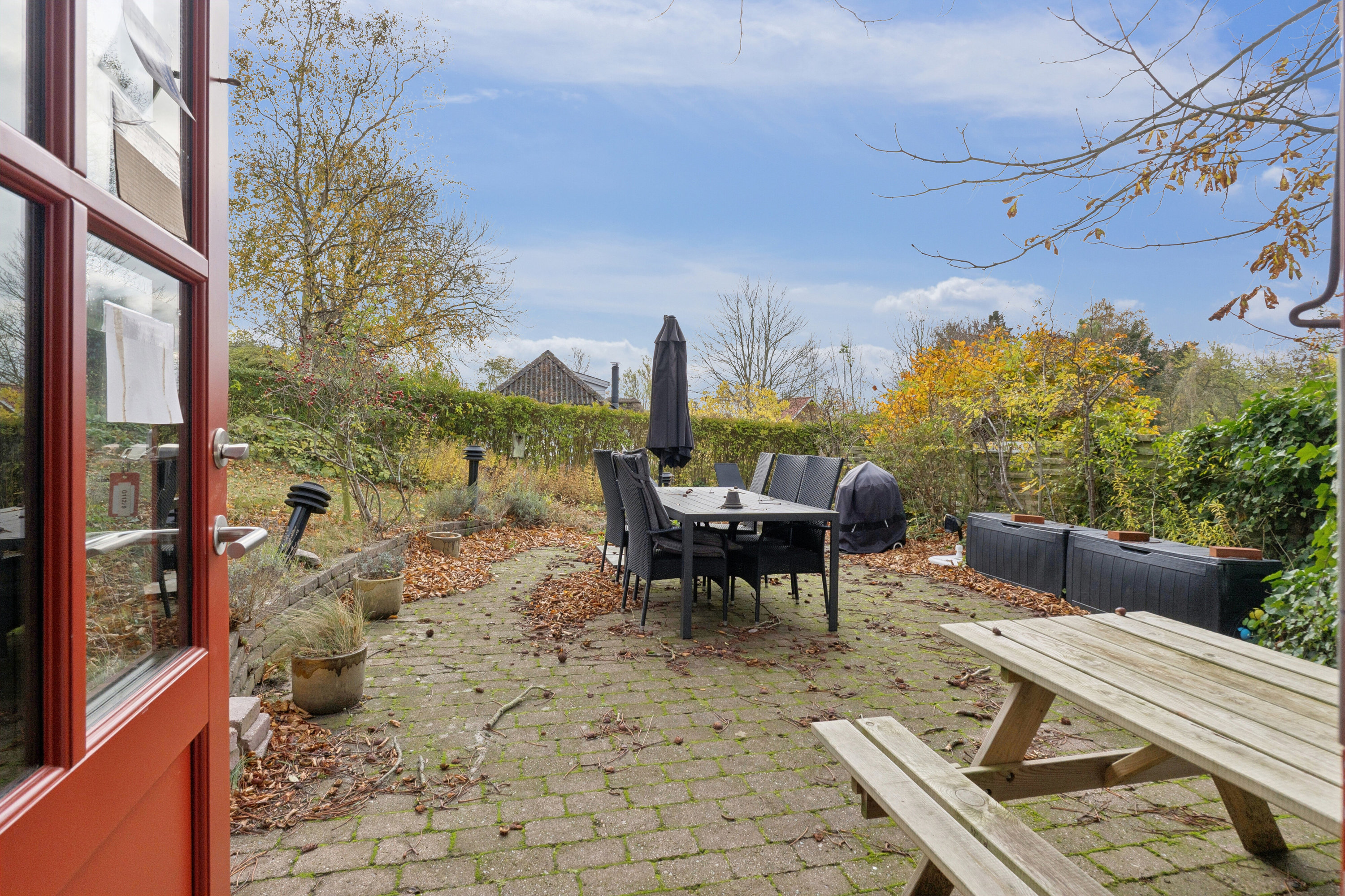Fremhævet terrasse billede i fuldskærmstilstand. Billede af Pederstrupvej 10, Pederstrup, 5900 Rudkøbing